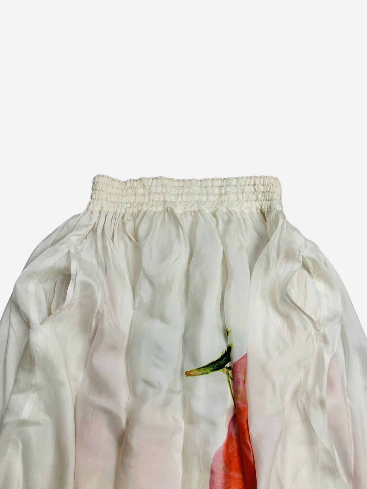 Yohji Yamamoto Y’S Yohji Yamamoto - Flower Flowy Ruffle Skirt Size 29" - 12 Thumbnail