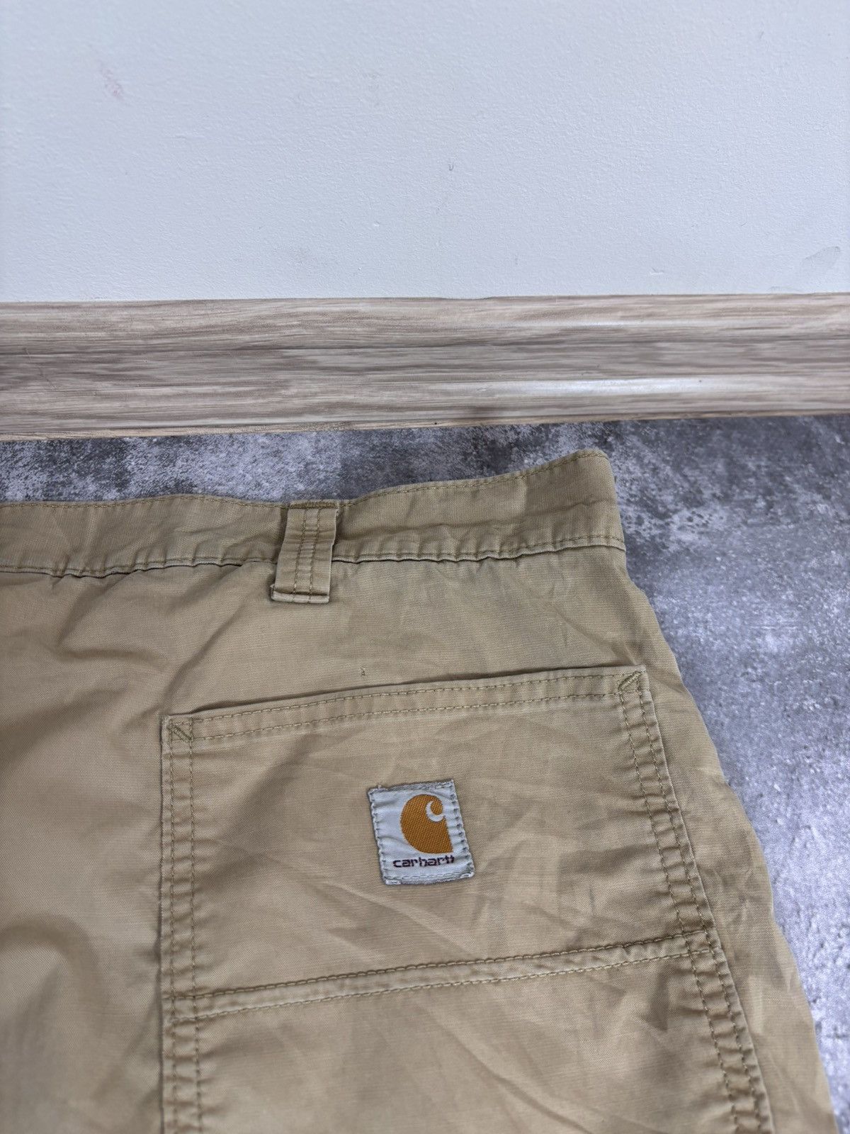 Carhartt Carhartt Relaxed Fit USA Hype Beige Brown Baggy Cargo Pants Size US 44 / EU 60 - 7 Thumbnail