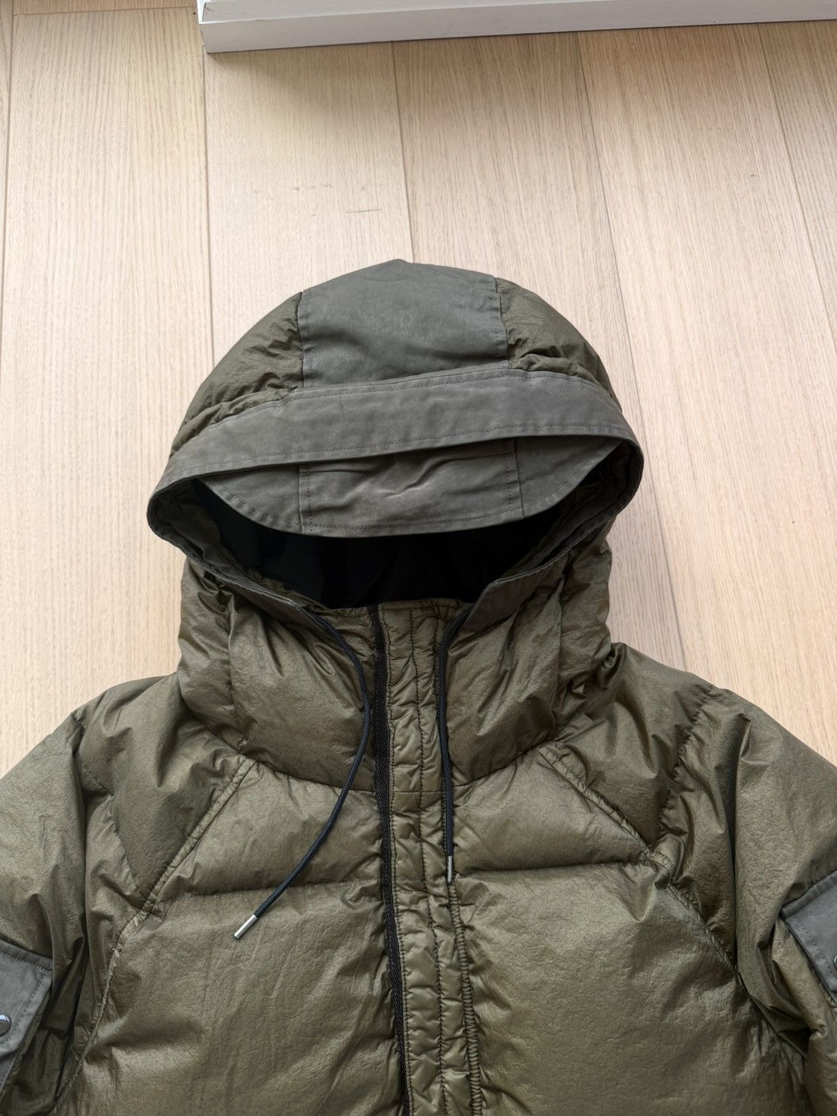 Ten C Ten C Iced Combo Down Jacket Olive 52/XL Size US XL / EU 56 / 4 - 7 Thumbnail