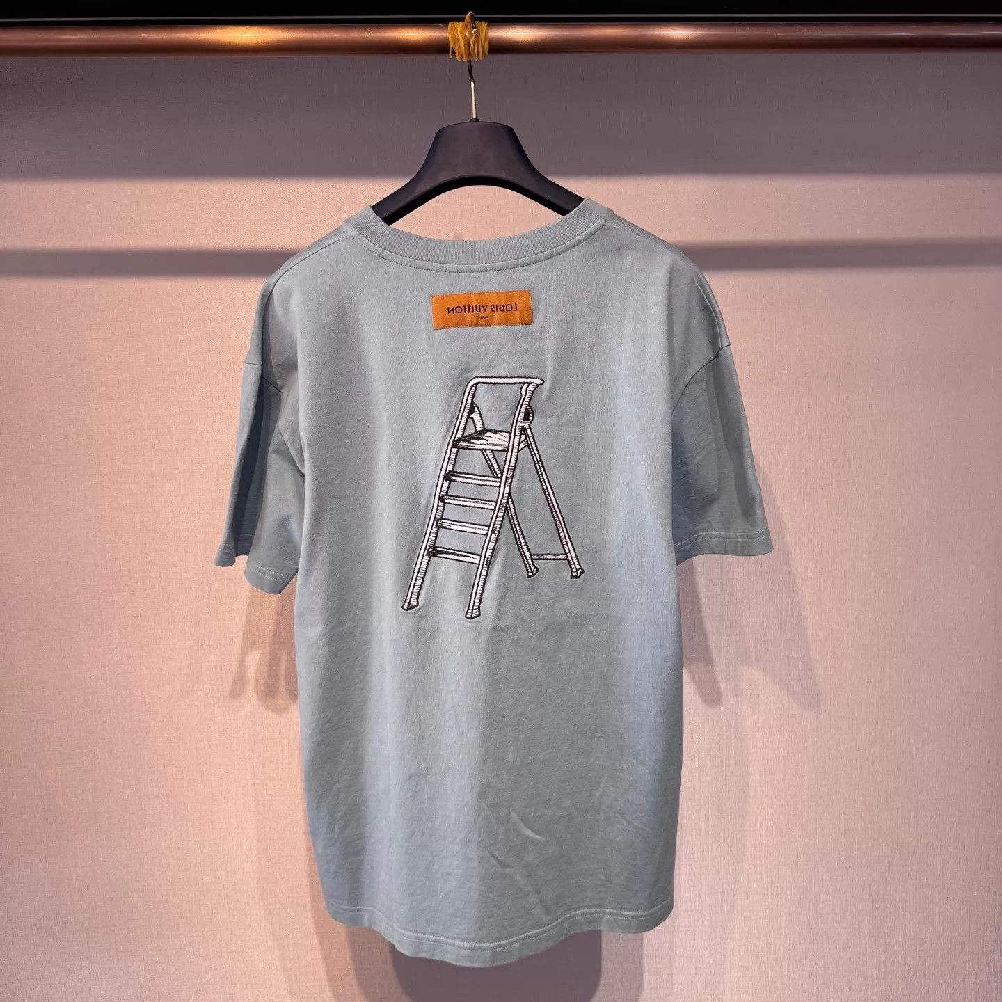 Louis Vuitton Louis Vuitton Light Blue Tool Embroidery SS NWT M Size US M / EU 48-50 / 2 - 2 Thumbnail