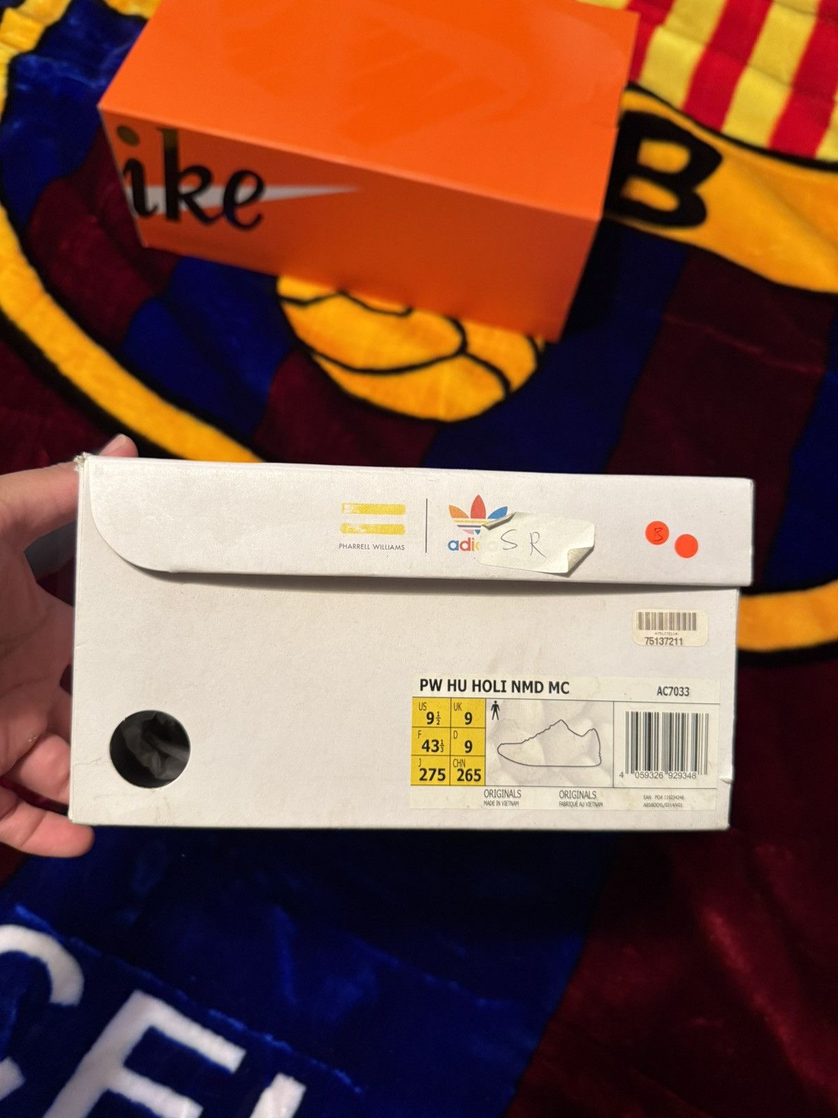 Adidas × Pharrell Pharrell x Adidas NMD Human Race Trail “Equality” Size US 9.5 / EU 42-43 - 10 Thumbnail