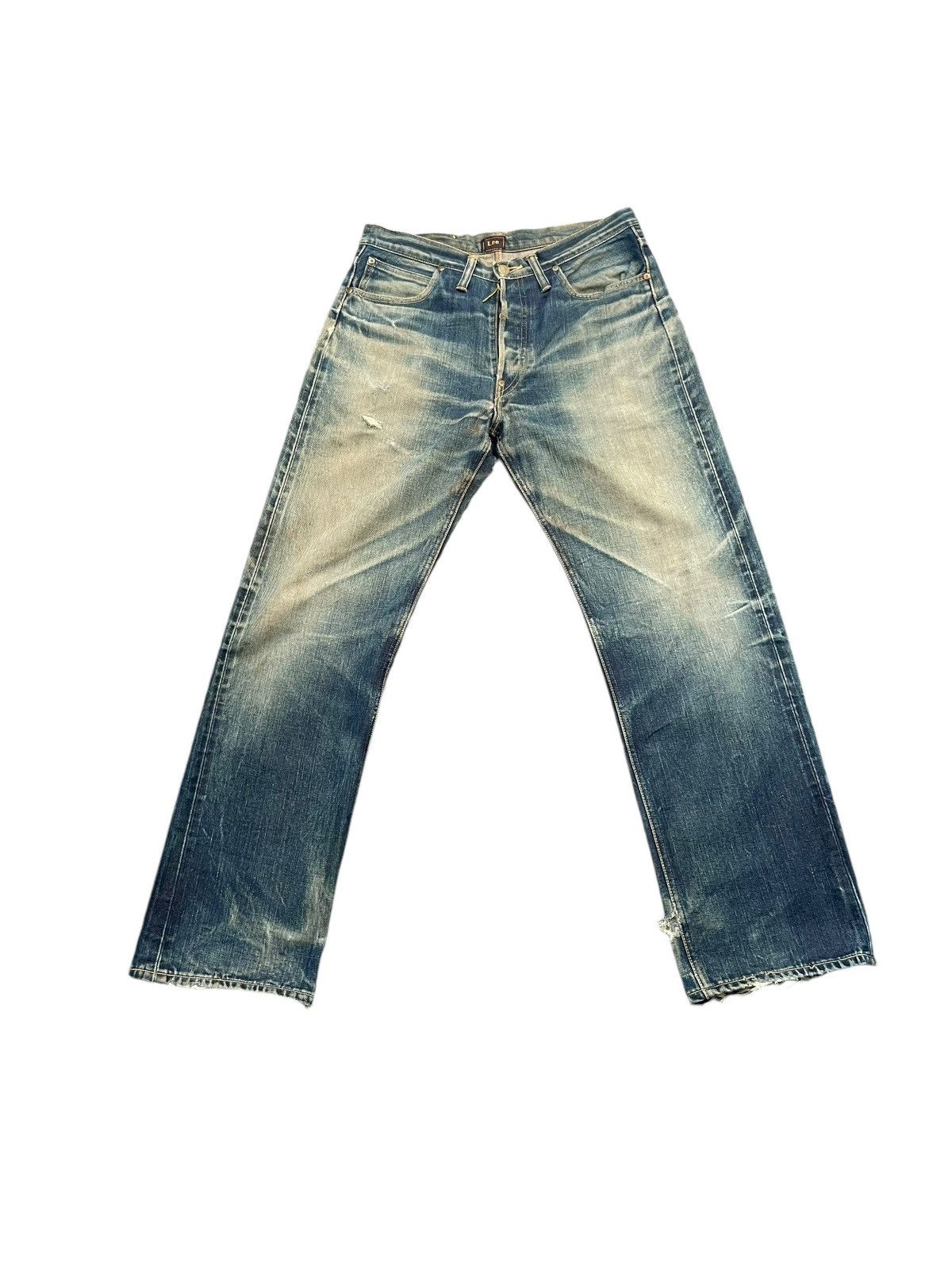 Lee × Vintage Vintage Lee Selvedge Denim Size US 32 / EU 48 - 2 Thumbnail