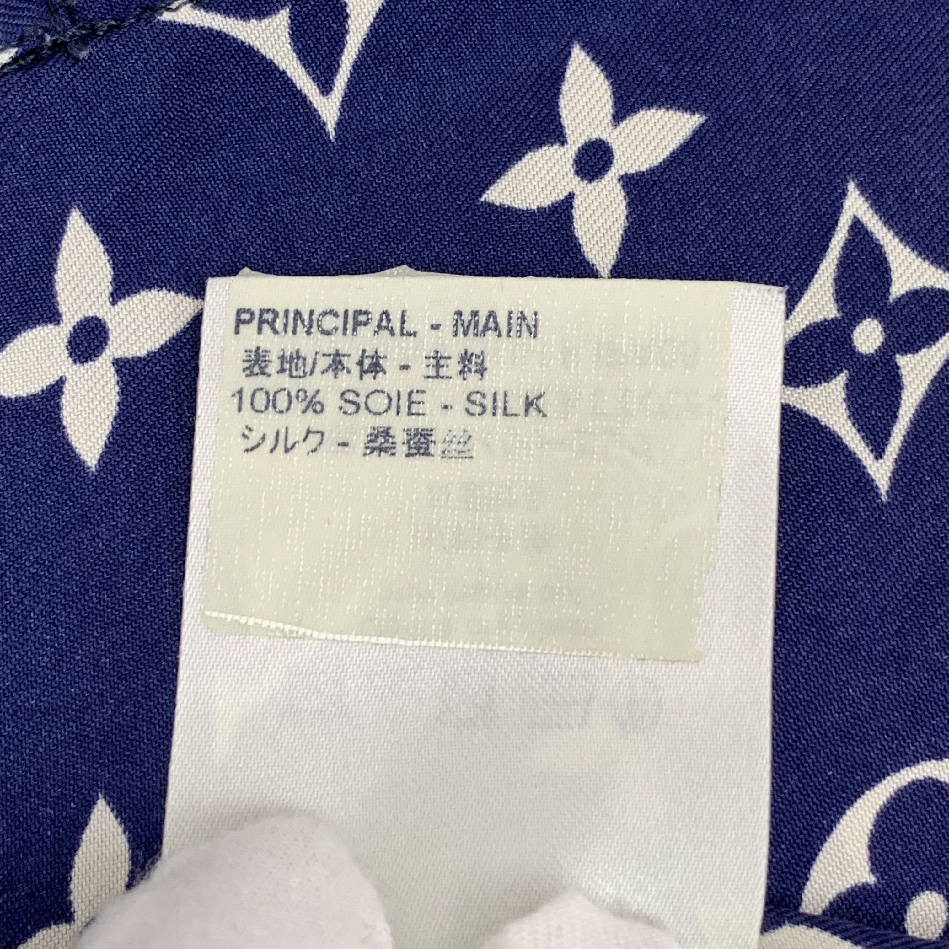 Louis Vuitton Louis Vuitton Monogram Print Shorts Blue (38) Size 26" / US 2 / IT 38 - 7 Thumbnail