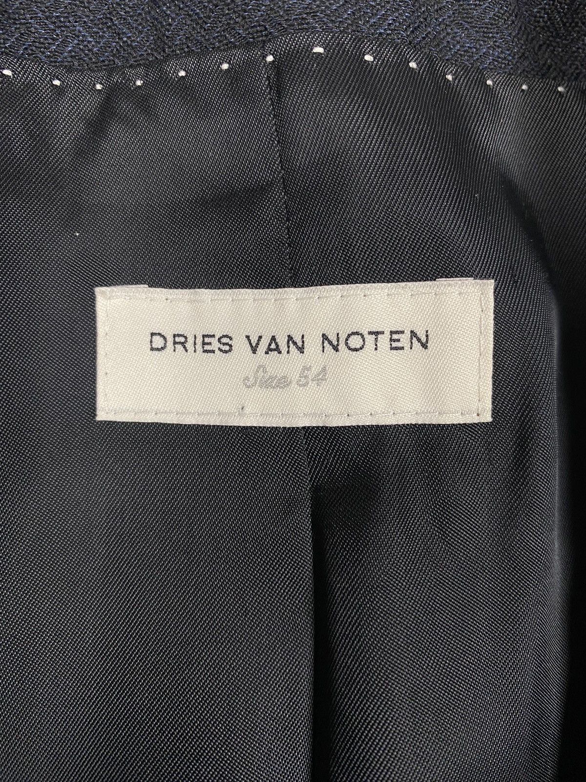 Dries Van Noten Vintage Dries Van Noten Wool Cotton Classic Designer Blazer Size 42R - 8 Thumbnail
