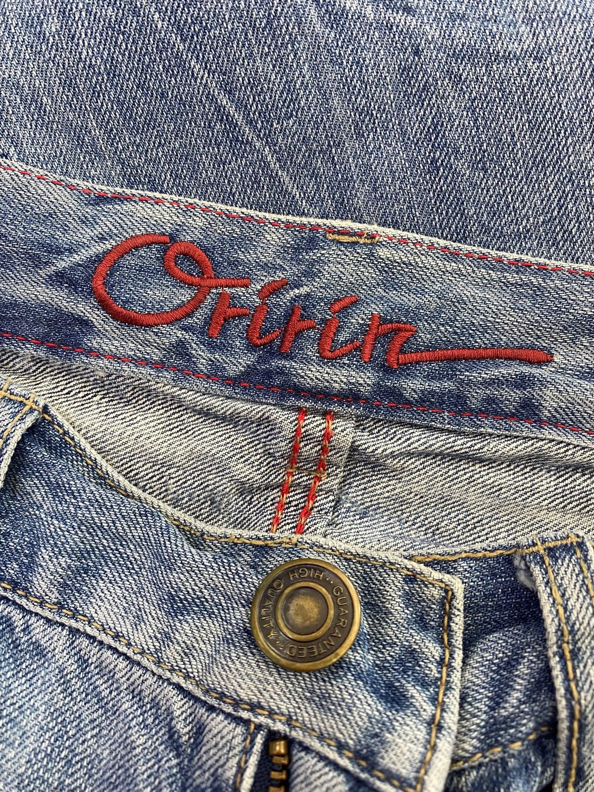 Japanese Brand Japanese Brand Thunder Wash Whiskers Style Flare Jeans Size US 34 / EU 50 - 10 Thumbnail