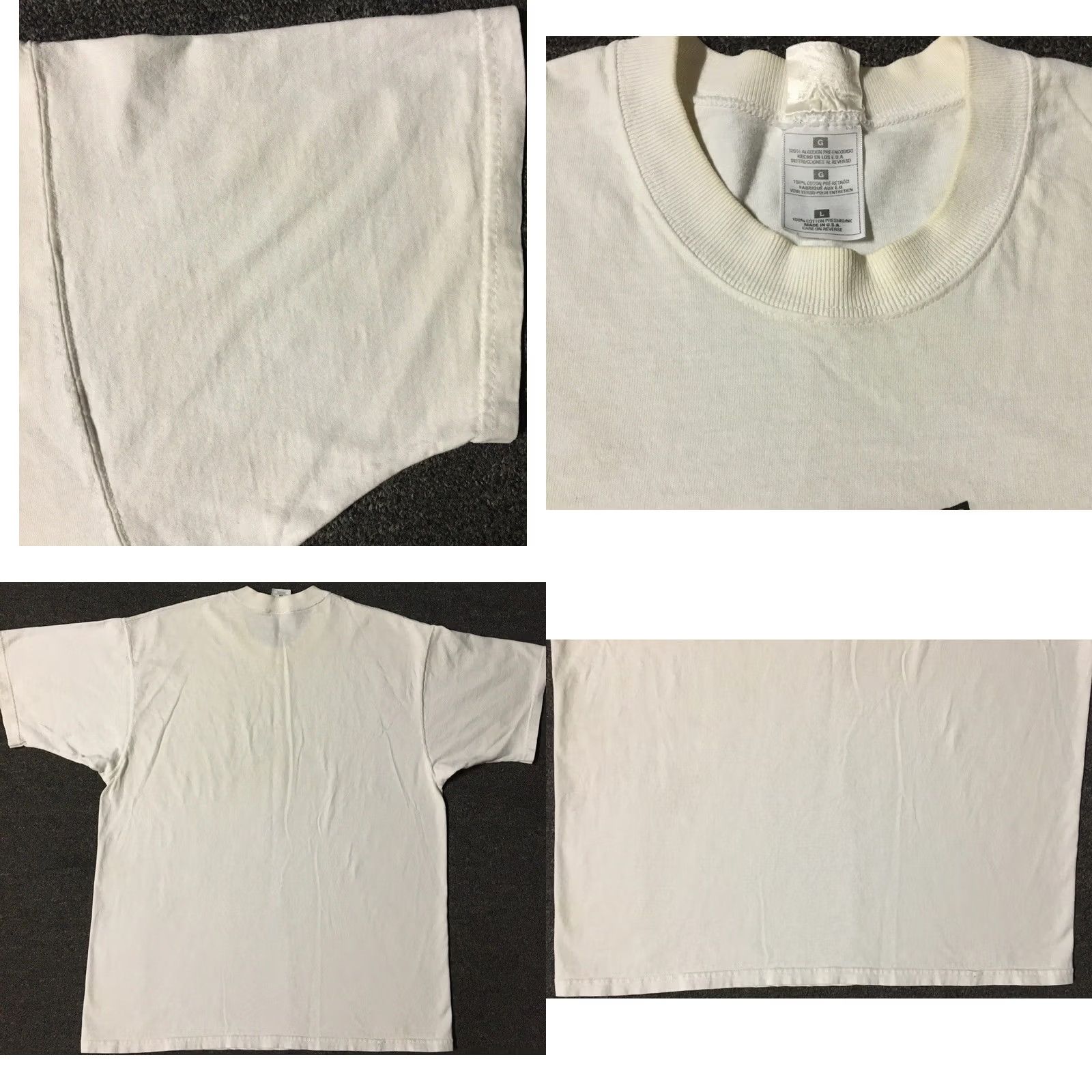 Quiksilver VINTAGE Quiksilver Shirt Men L White Graphic Tee 90s Surf Beach Biker Grunge Y2K Gotcha Ocean Pacific Hurley Ocean USA USA Size US L / EU 52-54 / 3 - 8 Thumbnail