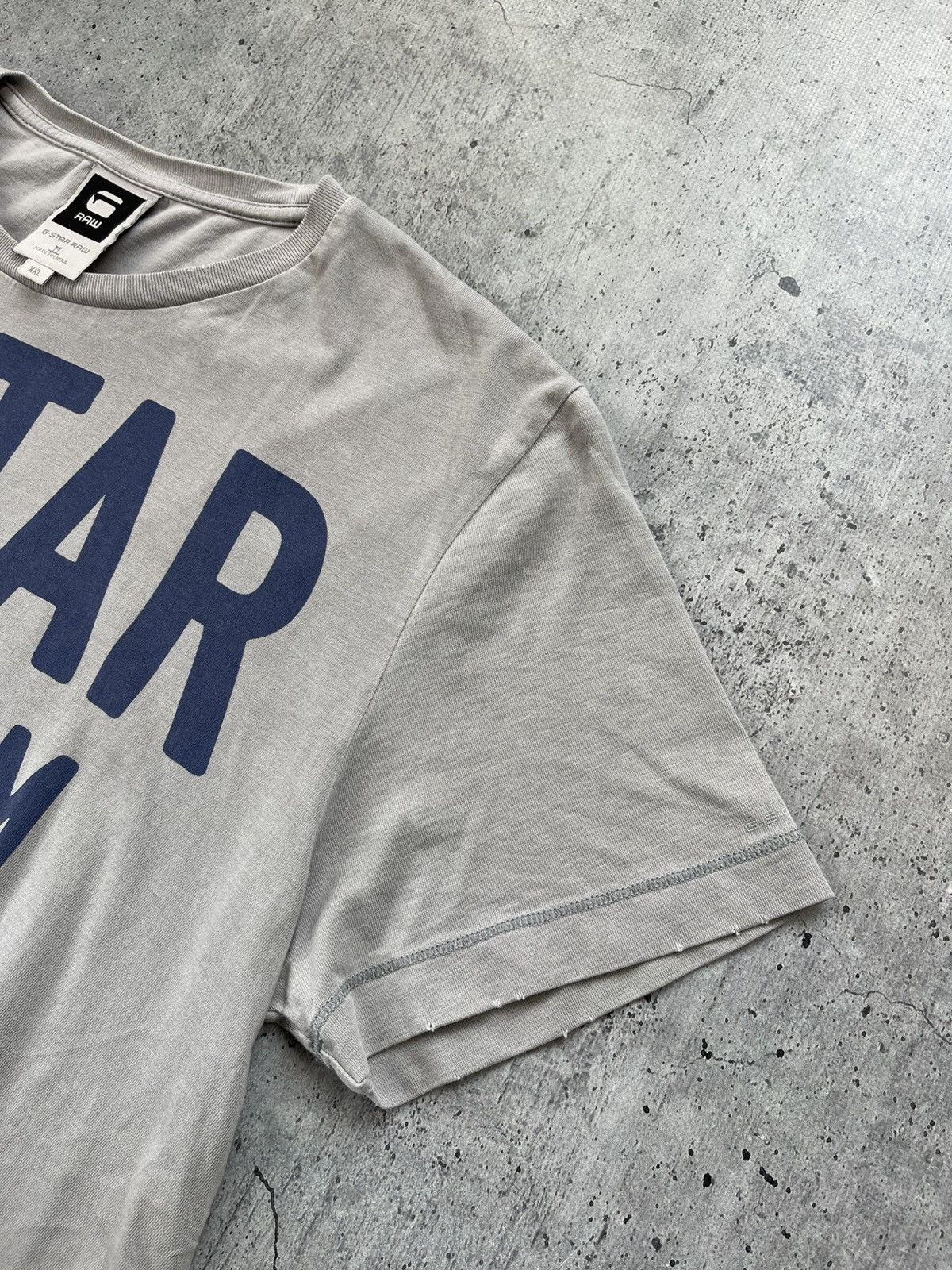G-Star × Vintage Vintage G-Star Big Logo Distressed Style T-Shirt Japan Style Size US XL / EU 56 / 4 - 5 Thumbnail