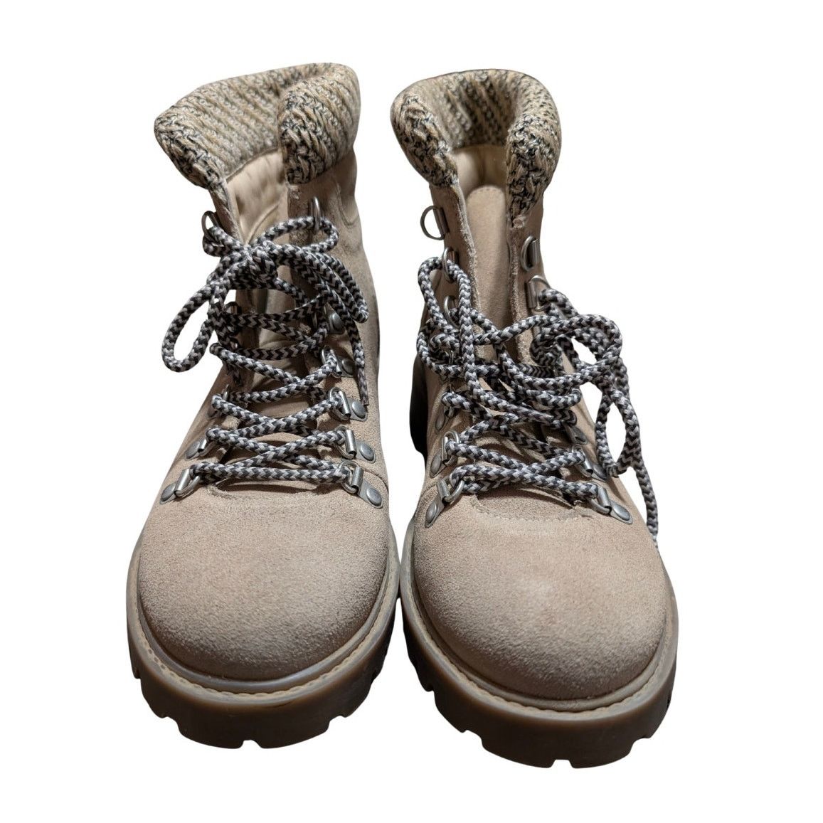 Unknown London Cleo + Wolf Hiking Boots Tan Fur Lined Lace Up Women’s 8.5" Size US 8.5 / IT 38.5 - 1 Thumbnail