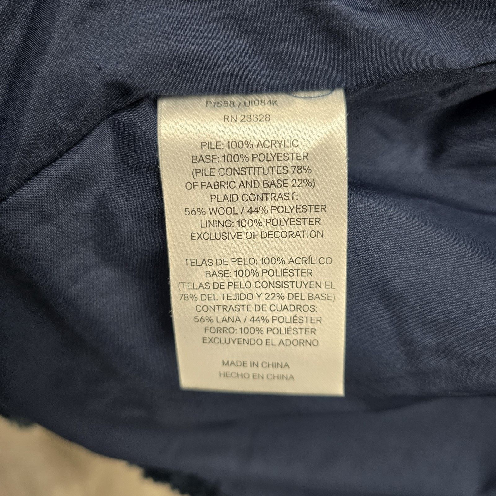 Pendleton Pendleton Sherpa Fleece Jacket Womens Large Dark Blue Fuzzy Size L / US 10 / IT 46 - 9 Thumbnail