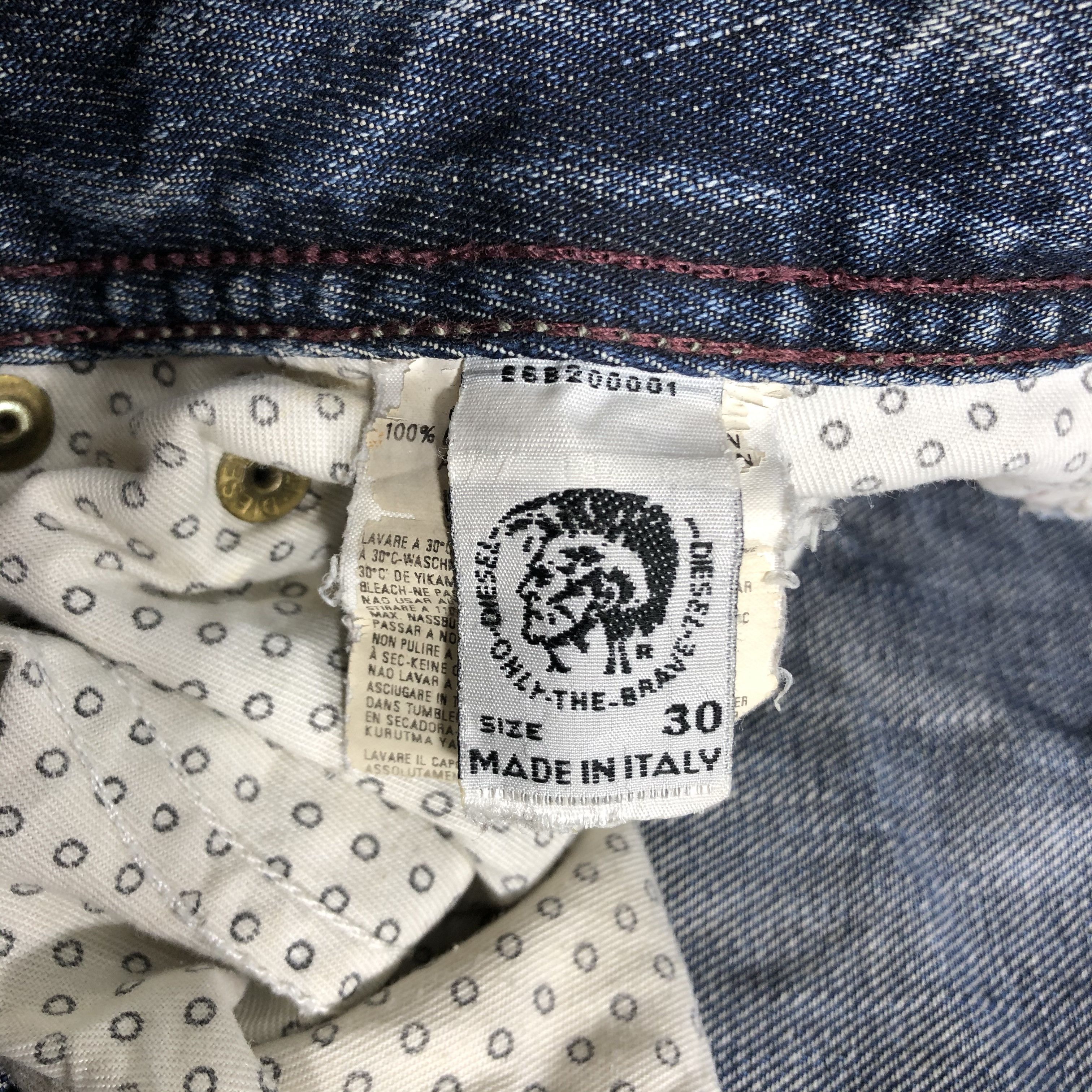 Diesel Diesel Jeans Ripped Denim KJ2412 Size US 30 / EU 46 - 9 Thumbnail