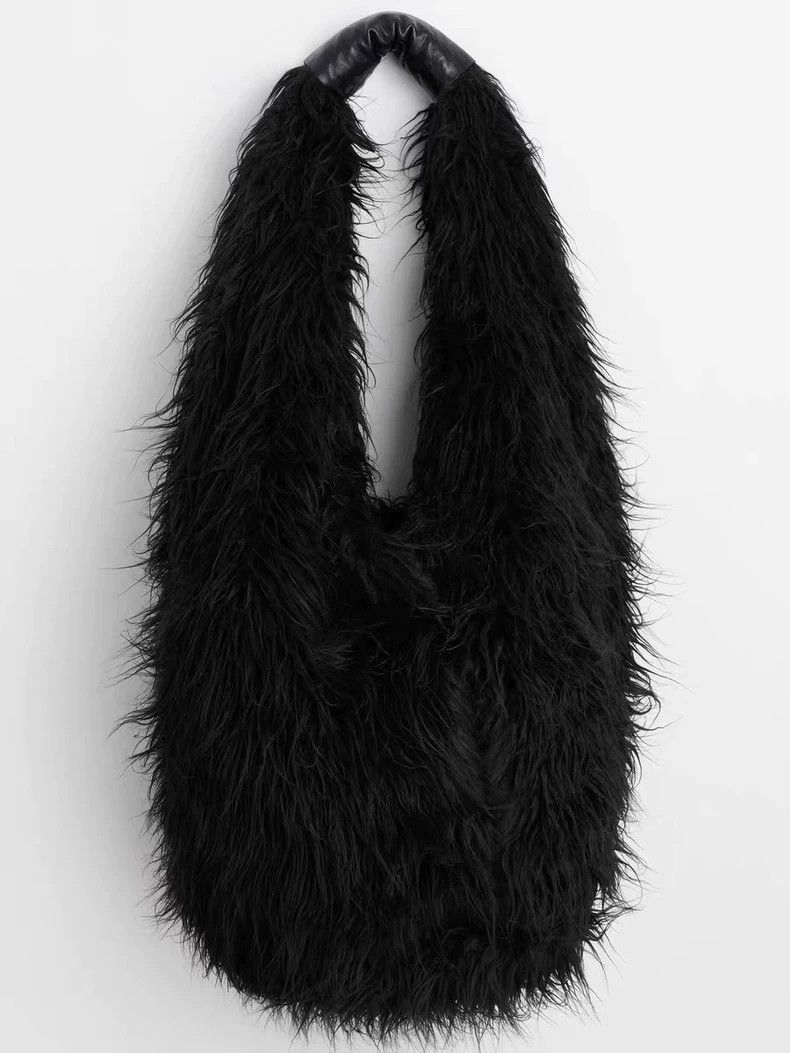 Other Our Legacy Super big black plush single shoulder Size ONE SIZE - 6 Thumbnail