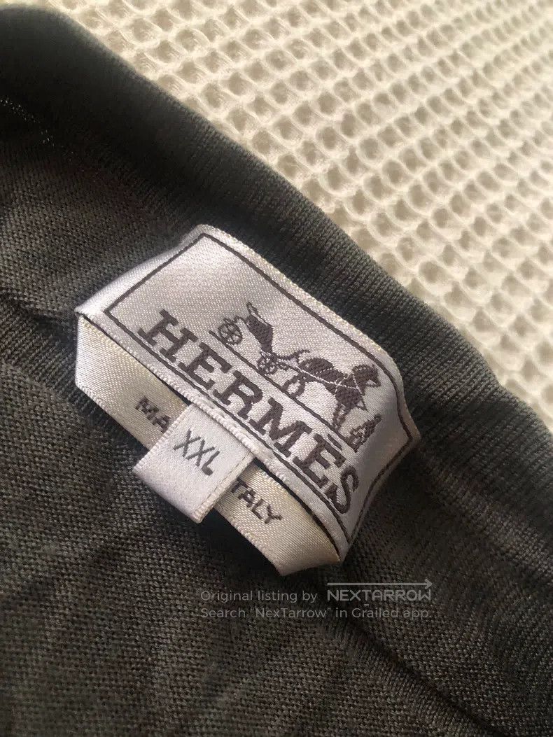 Hermes Hermes 100% Wool Knit Sweater Size US XXL / EU 58 / 5 - 4 Thumbnail