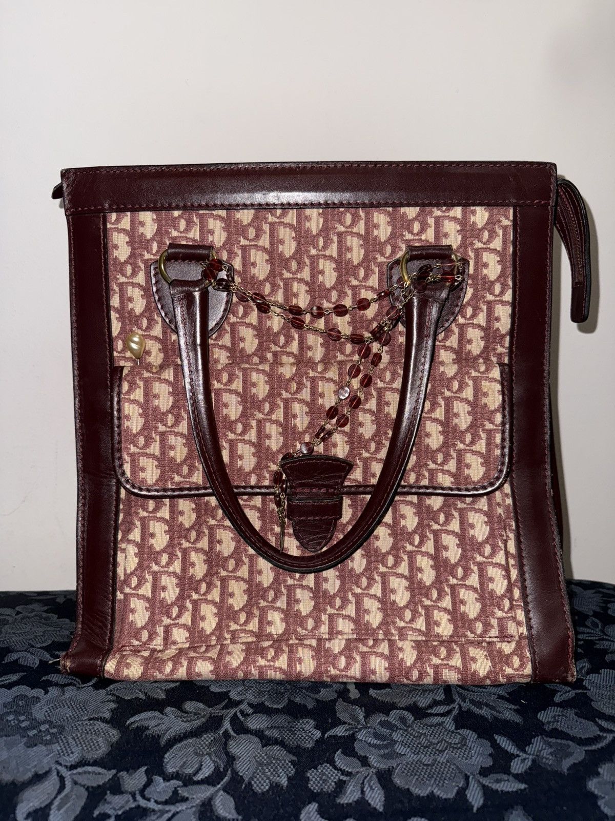 Dior Vintage 70s Christian Dior Bagages Monogram Tote Bag Size ONE SIZE - 1 Thumbnail