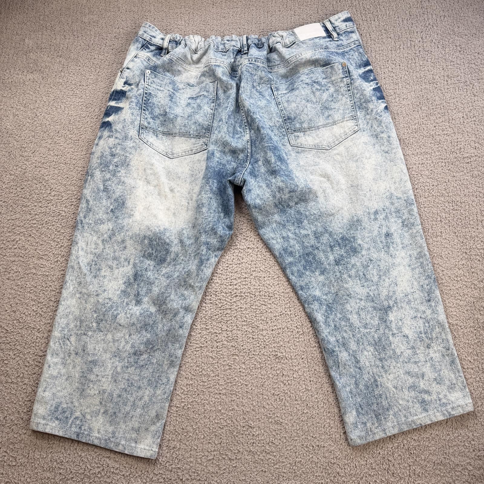Southpole Southpole Acid Wash Denim Jeans Mens 42 Blue Marble Wash Size US 44 / EU 60 - 2 Thumbnail