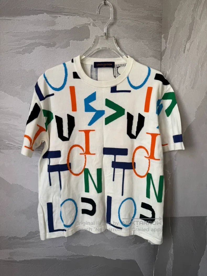 Louis Vuitton Louis Vuitton ELECTRIC DNA Color Letter Short Sleeve Size US M / EU 48-50 / 2 - 1 Thumbnail