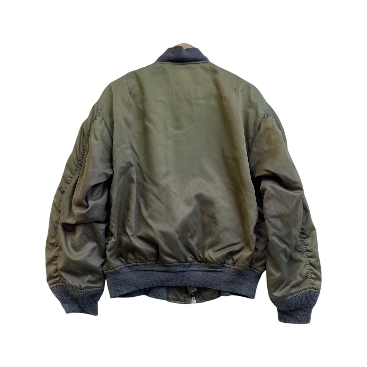 Buzz Rickson's 💥Vintage Bayleaf Bomber Ma 1 Jacket Size Medium Size US M / EU 48-50 / 2 - 2 Thumbnail