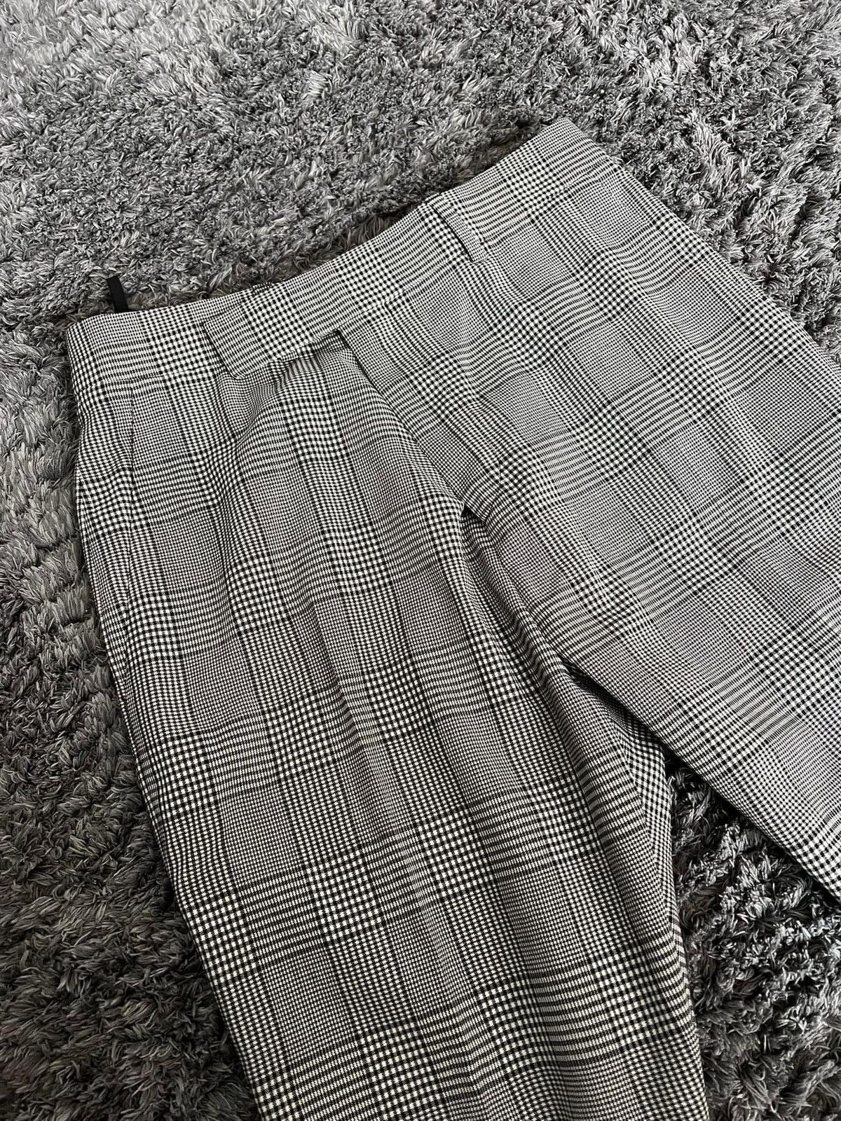 Celine × Hedi Slimane SS23 Checked Wool English Flared Pants sz44/50/52 Size 44S - 4 Thumbnail