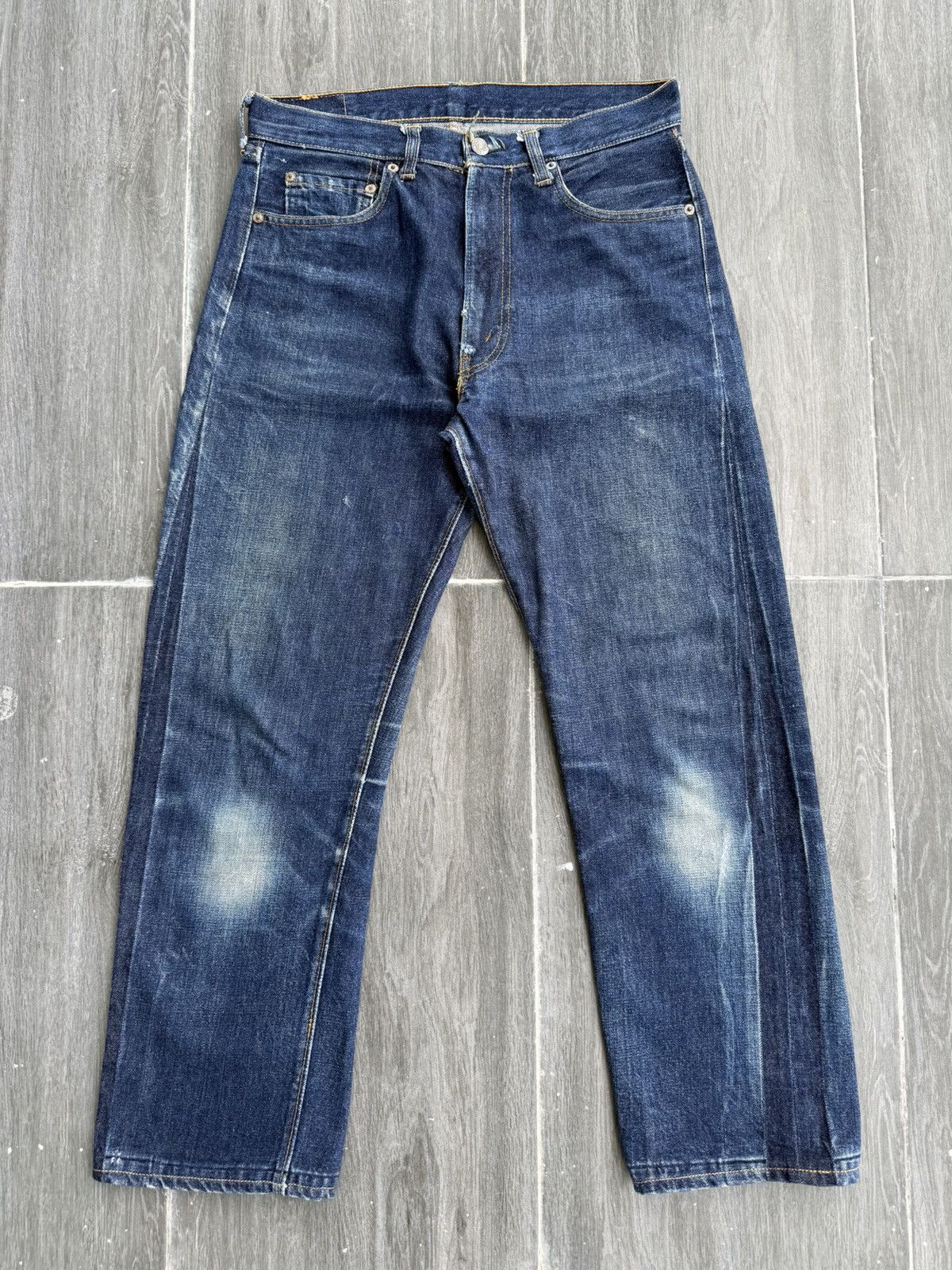 Levi's Vintage 1960s LEVI’S BigE 502 0117 “Big Font” Selvedge Denim Size US 30 / EU 46 - 2 Thumbnail