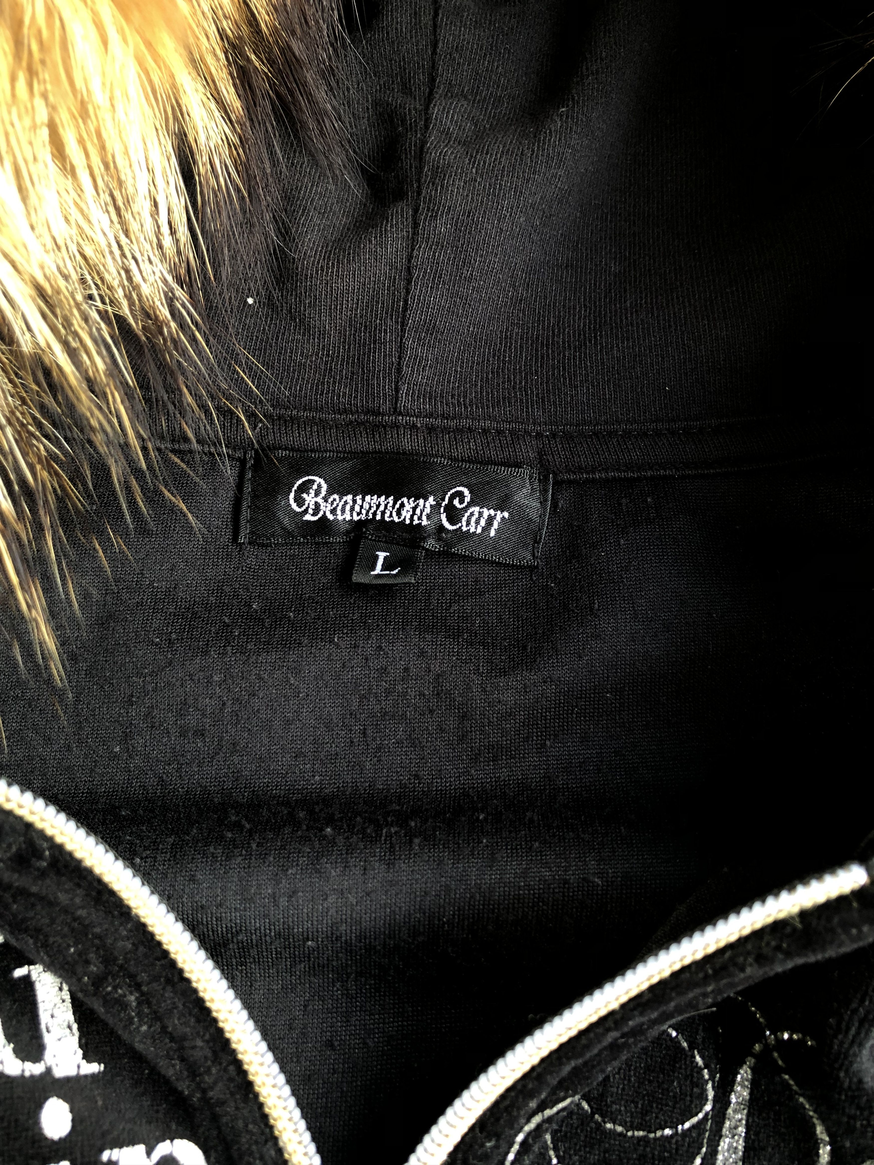 Japanese Brand × Vintage Beaumont Carr Velvet Poem Fur Hoodie Ifsixwasnine Lgb Style Size US L / EU 52-54 / 3 - 4 Thumbnail