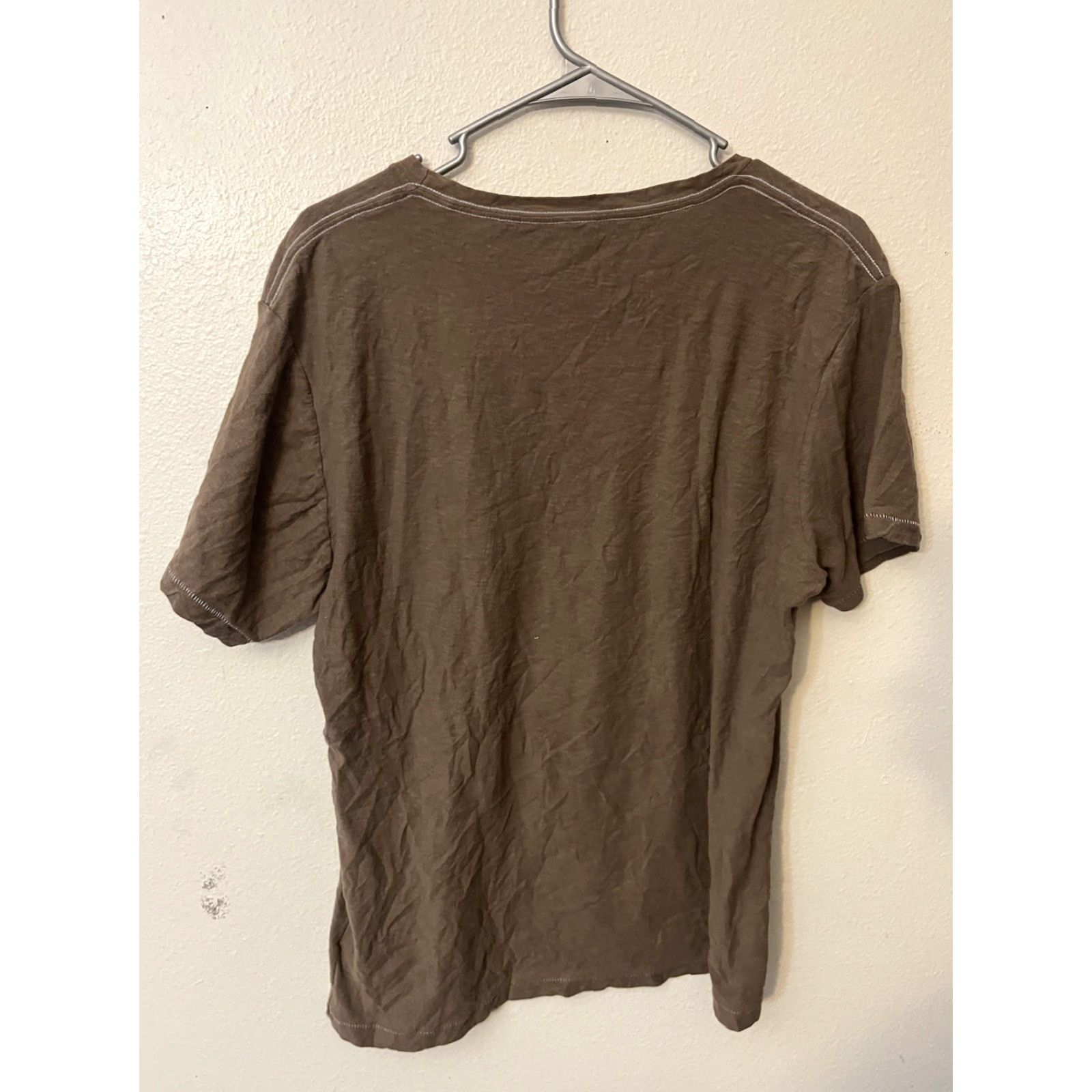 Kenneth Cole KENNETH COLE NEW YORK Graphic T-Shirt Men’s Medium Brown 100% Cotton Crew Neck Short Sleeve Regular Fit Size US M / EU 48-50 / 2 - 3 Thumbnail