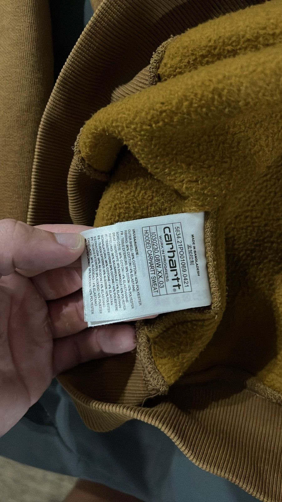 Carhartt Hoodie // Carhartt Size US M / EU 48-50 / 2 - 4 Thumbnail