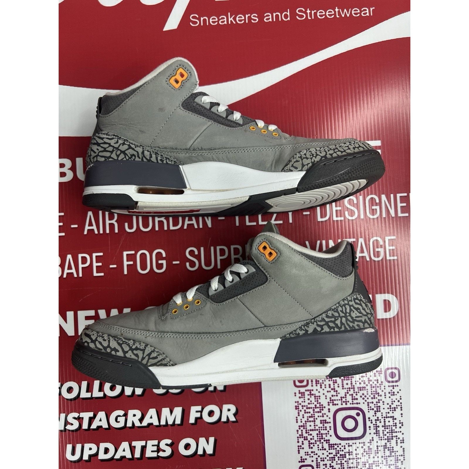 Jordan Brand Air Jordan 3 Retro Cool Grey (2021) Size 11 (CT8532-012) Size US 11 / EU 44 - 3 Thumbnail
