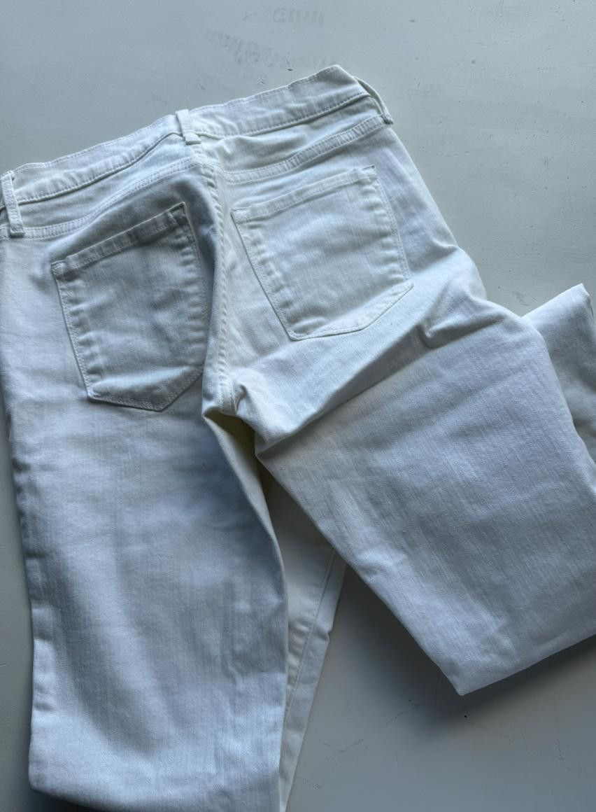 Banana Republic Banana Republic Skinny White Jean 25/0 Size 25" / US 0 / IT 36 - 2 Thumbnail