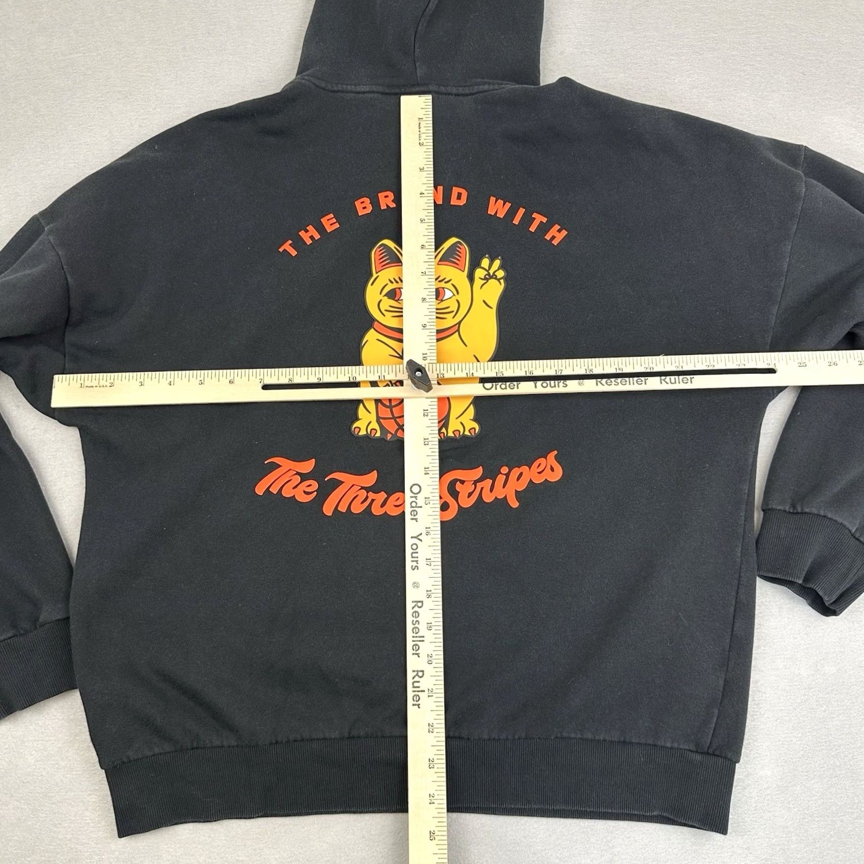 Adidas Adidas Hoodie Mens Medium Black Pullover Cat Basketball 3 Stripes Sweatshirt M Size US M / EU 48-50 / 2 - 5 Thumbnail