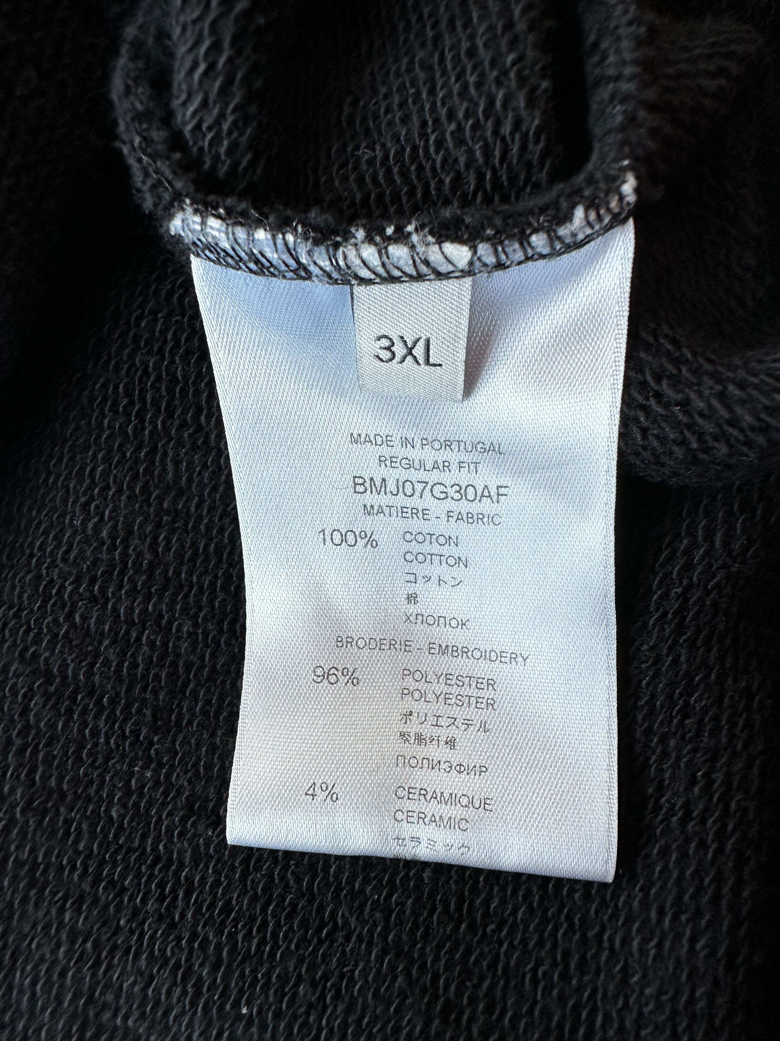 Givenchy Givenchy Black & White Refracted Logo Hoodie Size US XXL / EU 58 / 5 - 4 Thumbnail