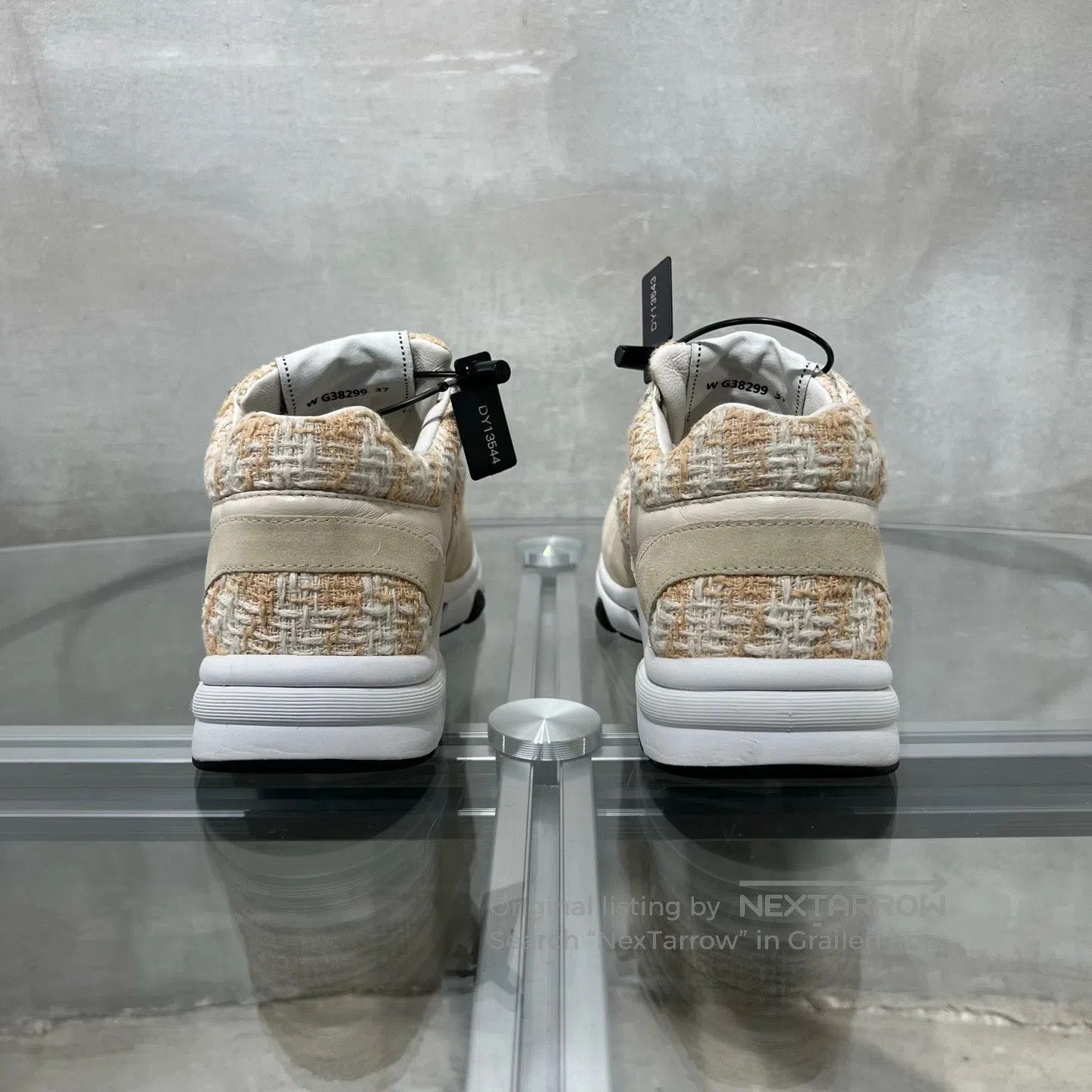 Chanel Chanel 23S White Orange Double-C Panda Sports Shoes Size US 6.5 / IT 36.5 - 6 Thumbnail