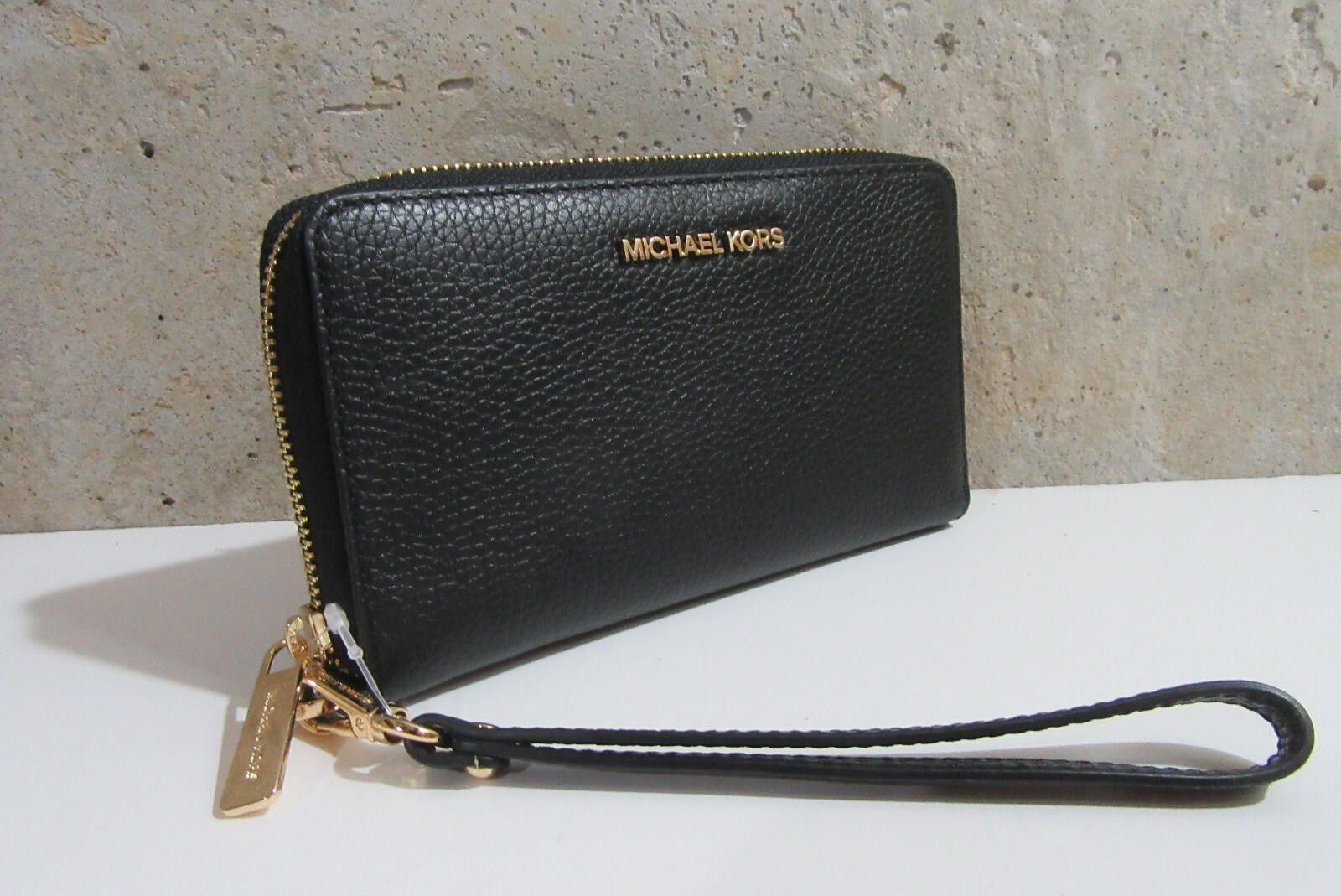 Michael Kors Michael Kors Jet Set Travel Flat Leather Phone Case Wallet Size ONE SIZE - 3 Thumbnail
