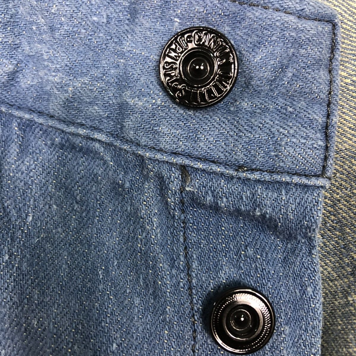 Japanese Brand 🔥VINTAGE CANTON OVERALLS PANTS INDIGO UNION MADE Size US 34 / EU 50 - 21 Thumbnail