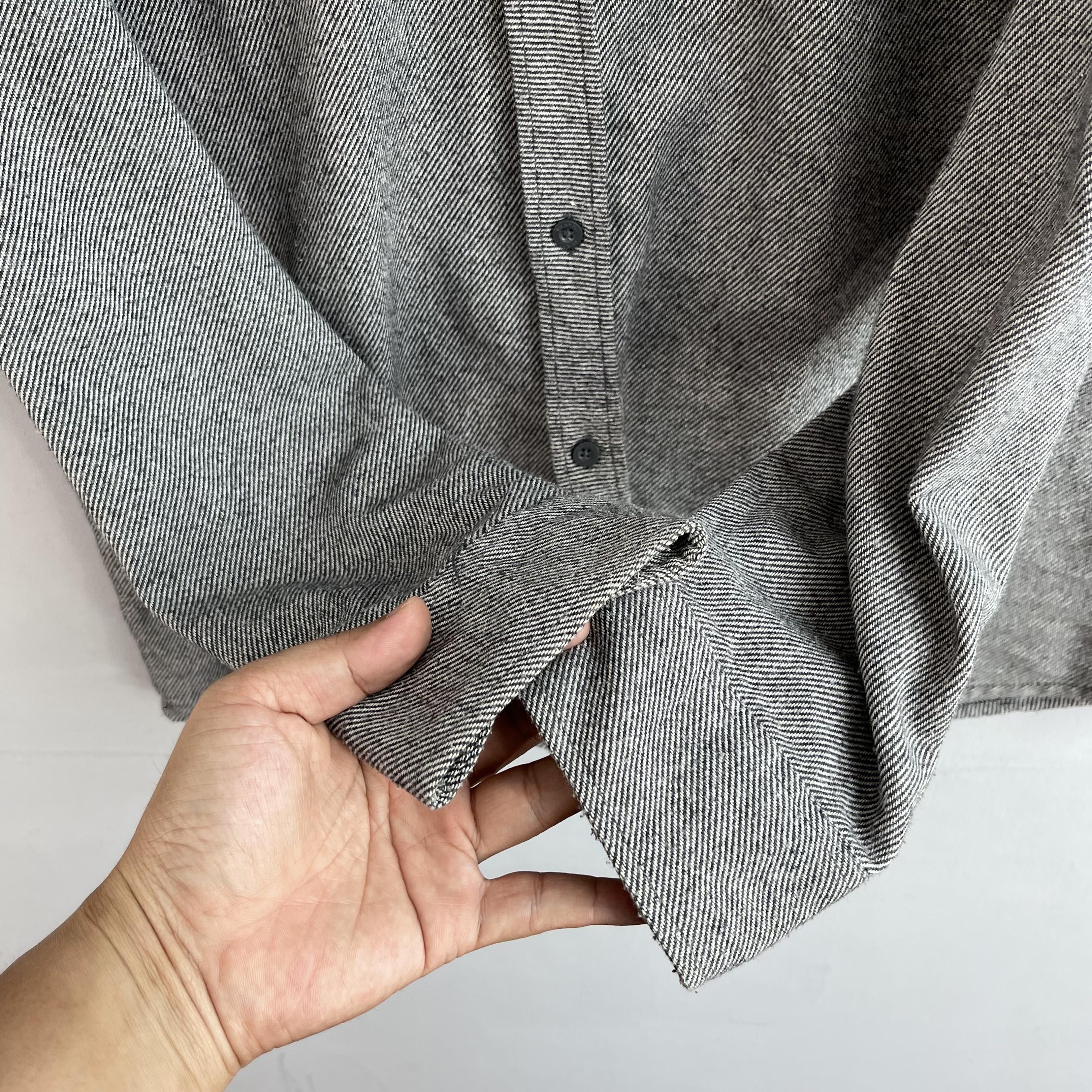 Brixton × Flannel Vintage BRIXTON Pinstripe Minimalist Thick Flannel Size US M / EU 48-50 / 2 - 7 Thumbnail