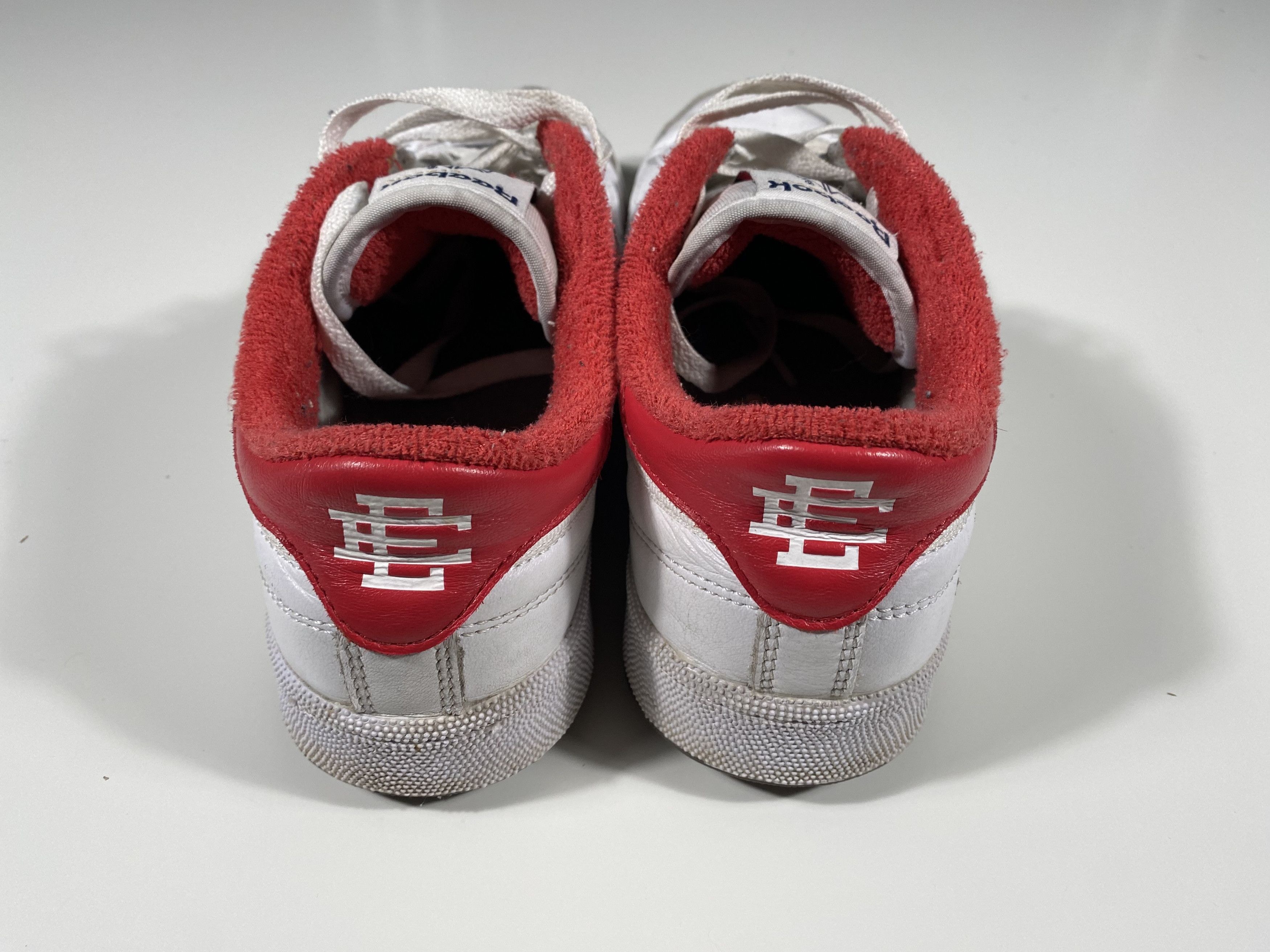 Eric Emanuel × Reebok Reebok x Eric Emanuel Club C 85 White / Red Size US 9.5 / EU 42-43 - 5 Thumbnail