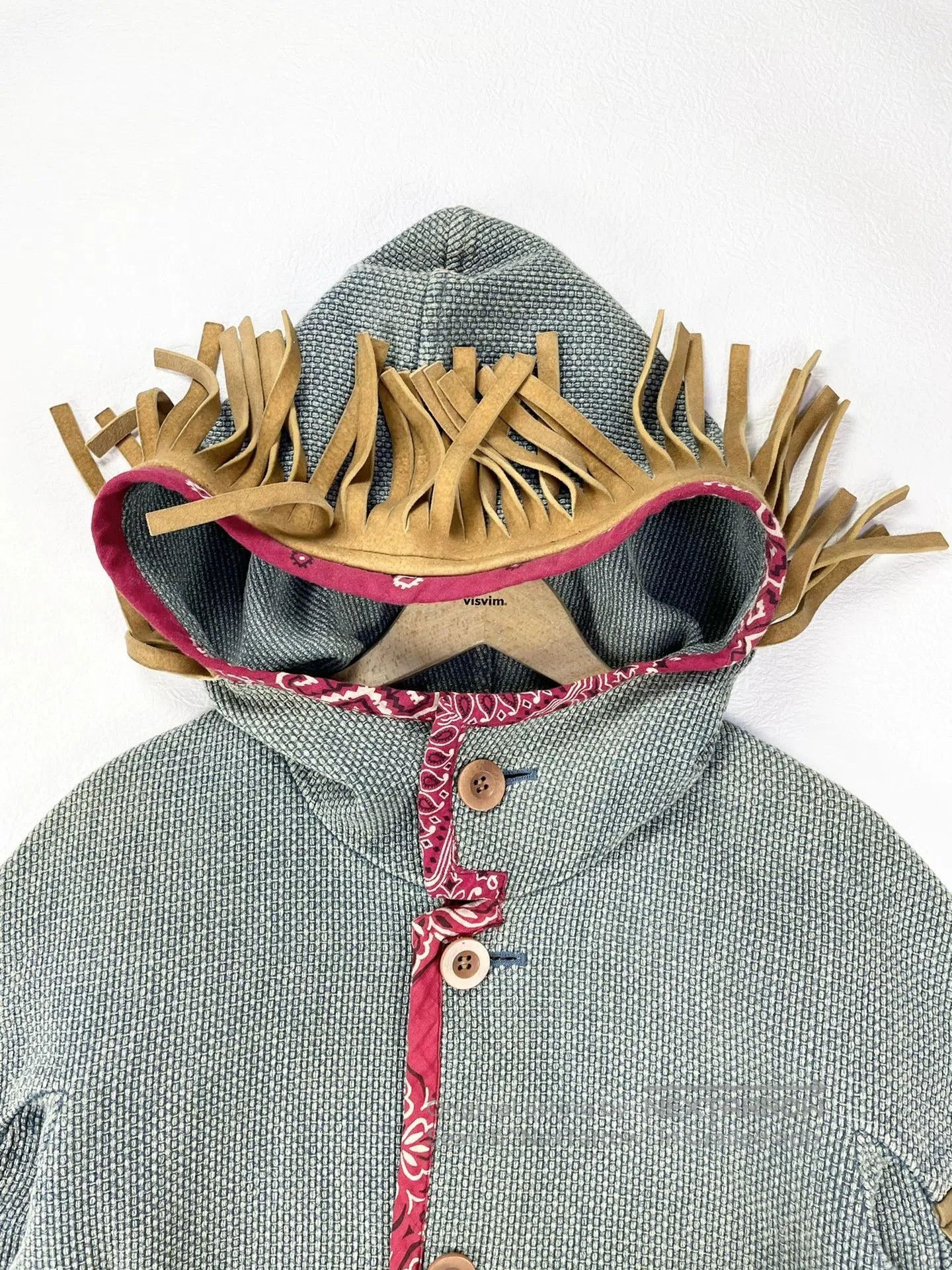 Visvim visvim blue dye fringed coat. Size US XL / EU 56 / 4 - 3 Thumbnail