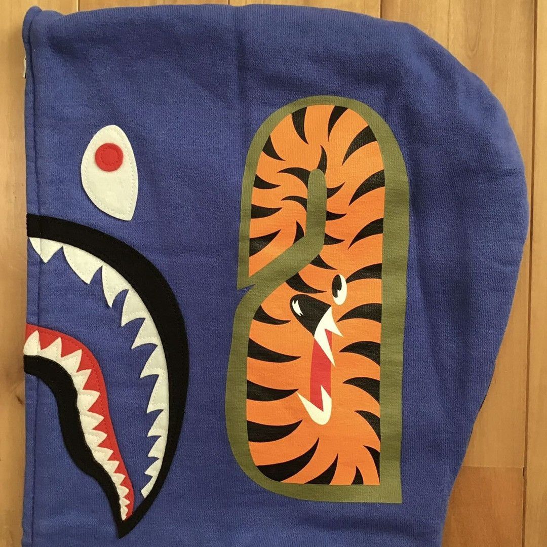 Bape BAPE Crazy Check shark full zip hoodie a bathing ape Size US M / EU 48-50 / 2 - 5 Thumbnail