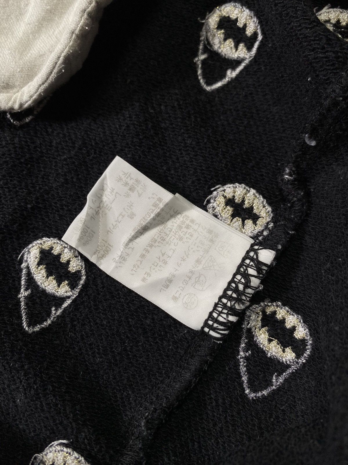 Issey Miyake Mercibeaucoup By Issey Miyake Emboidary Shark Hoodie Size US L / EU 52-54 / 3 - 7 Thumbnail