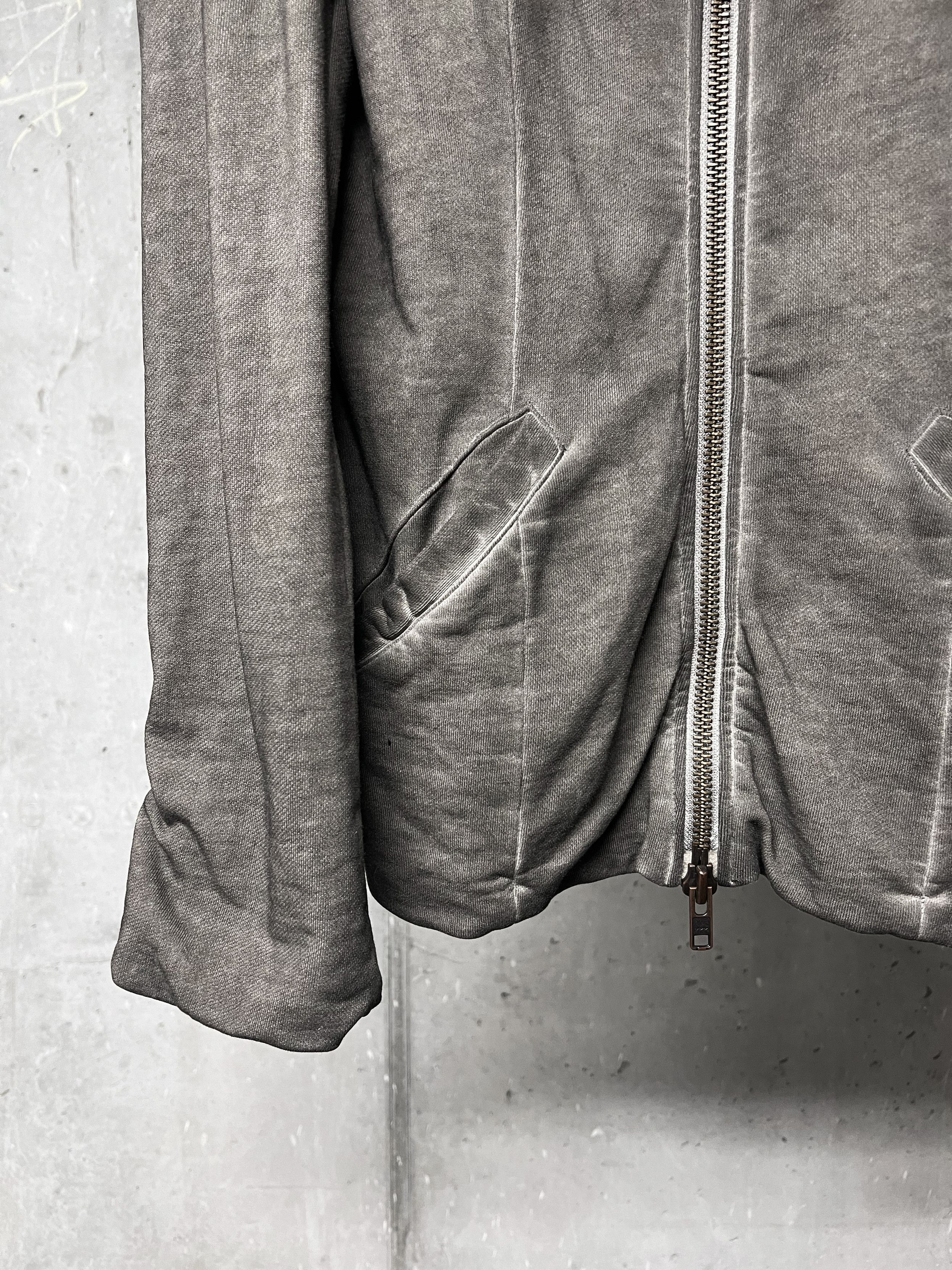 LIEBESKIND BERLIN Liebeskind berlin washed grey industrial zip jacket Size US M / EU 48-50 / 2 - 3 Thumbnail