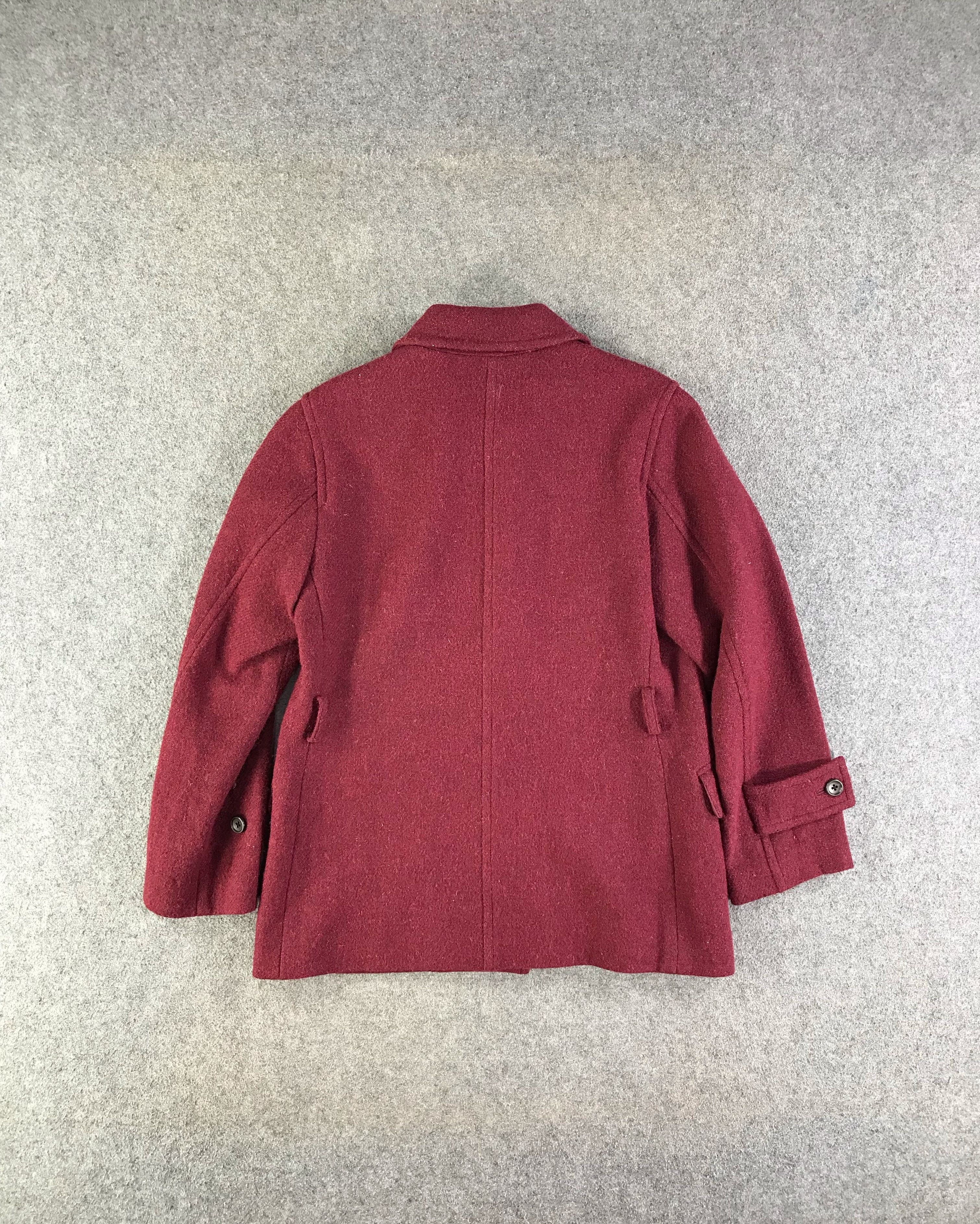Margaret Howell Harris Tweed x Margaret Howell Wool Peacoat Jacket JC320 Size M / US 6-8 / IT 42-44 - 3 Thumbnail