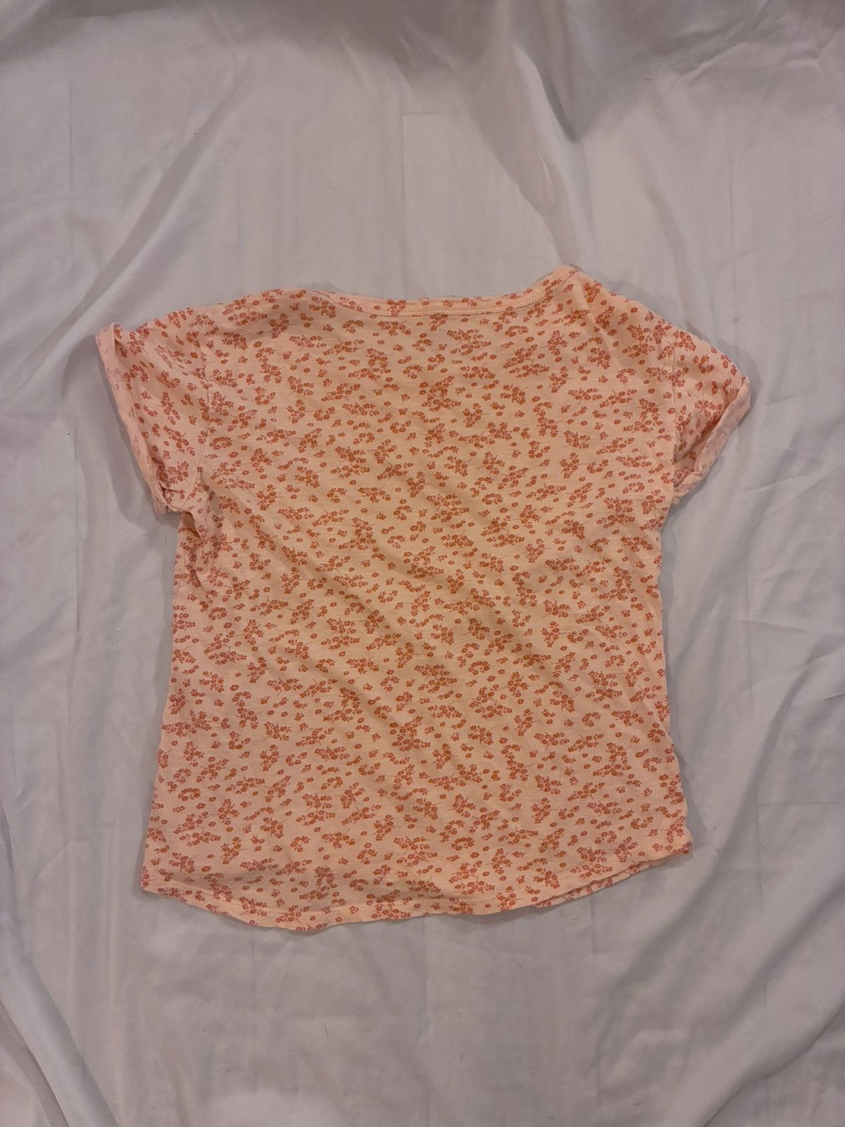 Other a.n.a Cuff Sleeve Scoop Neck Pocket Floral Tee Size S / US 4 / IT 40 - 7 Thumbnail