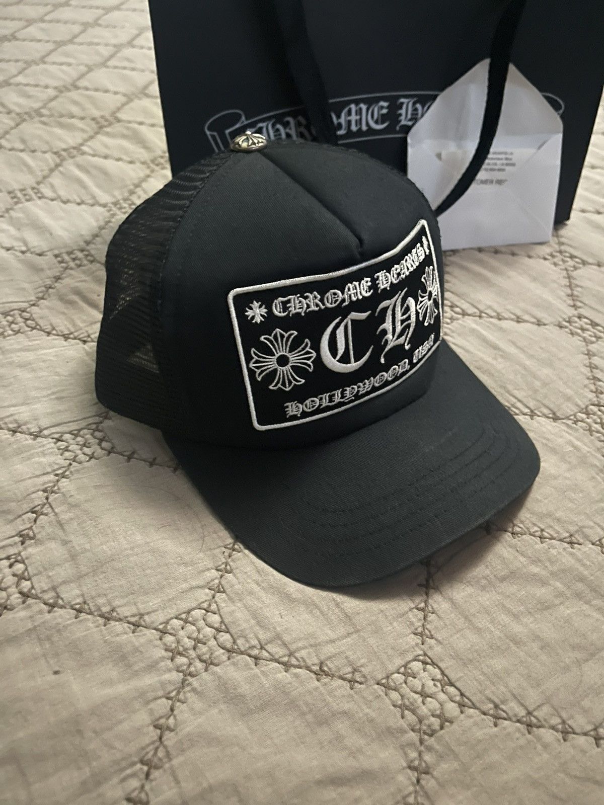 Chrome Hearts Chrome Heart CH Hollywood Trucker Size ONE SIZE - 1 Thumbnail