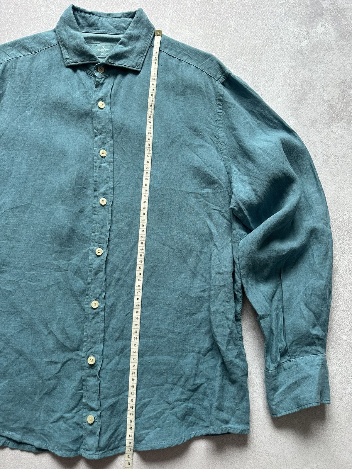 Hackett × Vintage Shirt Long Sleeve Hackett London linen size Large Size US L / EU 52-54 / 3 - 5 Thumbnail