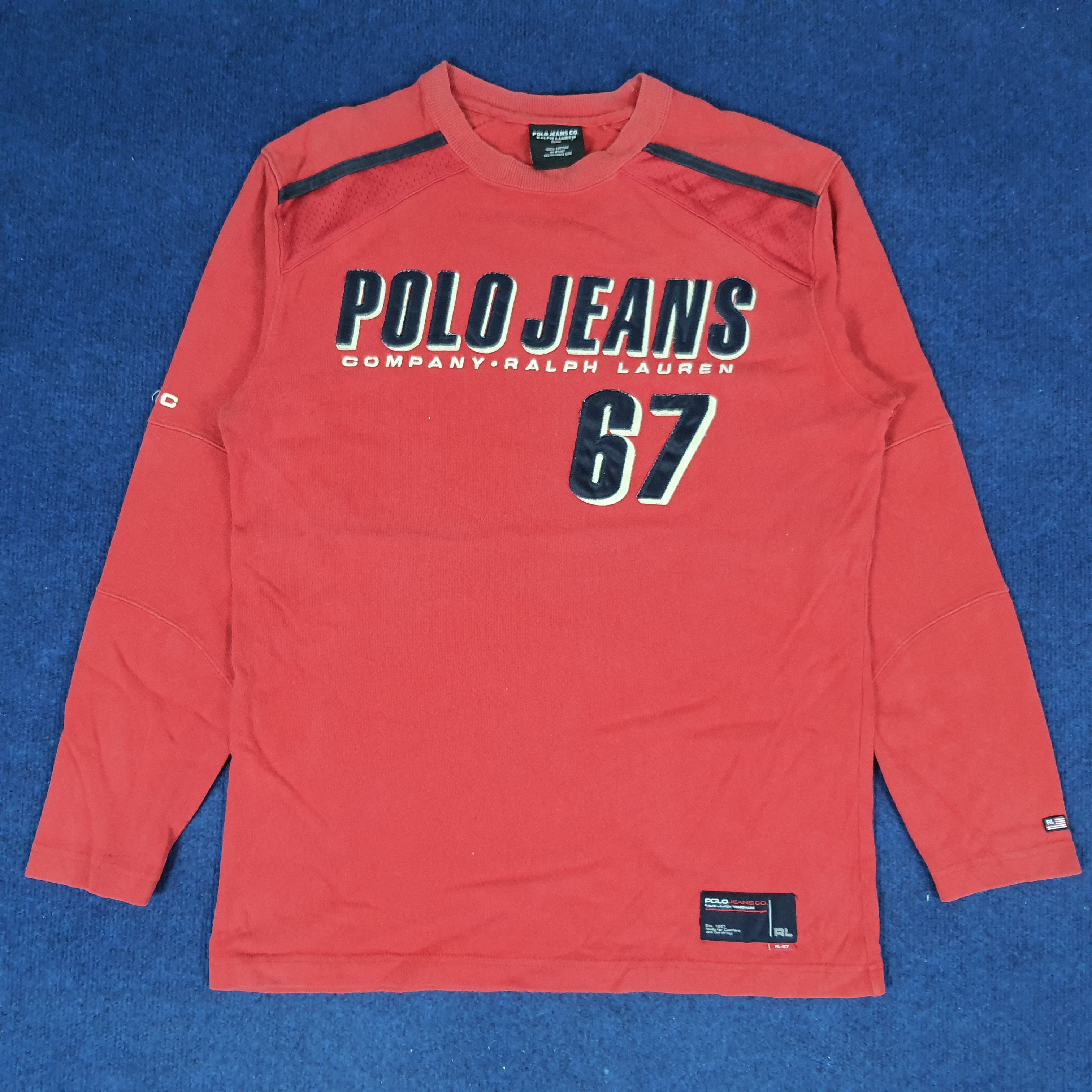 Polo Ralph Lauren × Vintage Vintage Polo Jeans by Ralph Lauren no.67 Sweatshirts Size US M / EU 48-50 / 2 - 1 Thumbnail