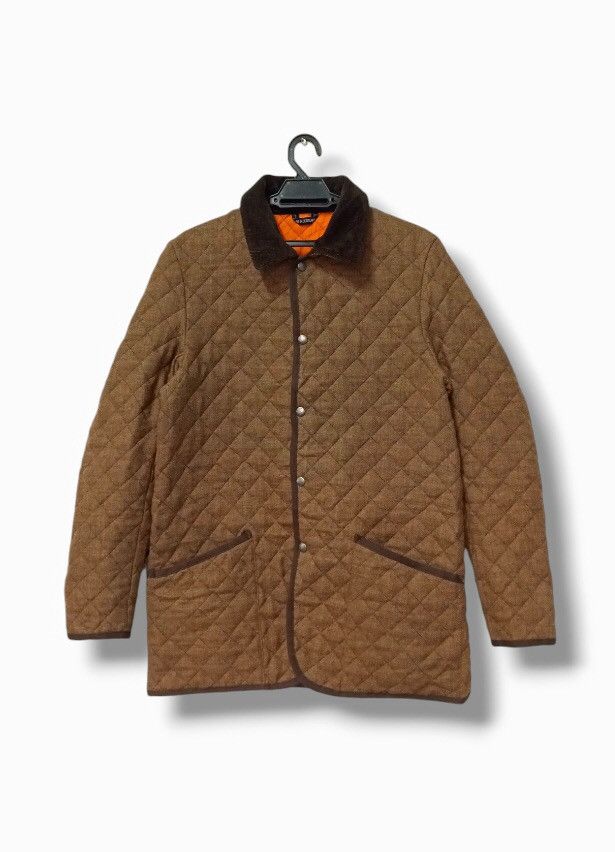 Mackintosh × Paul Smith A03 Mackintosh X Paul Smith Button Tap Quilted Wool Jacket Size US L / EU 52-54 / 3 - 1 Thumbnail