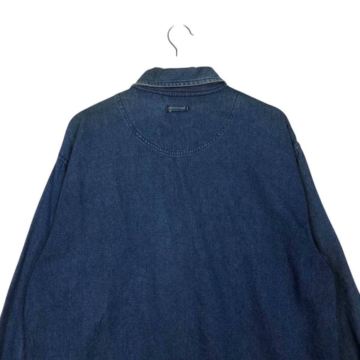 Japanese Brand Rare Witford Classic Oversized Denim Zip Shirt Jacket LL Size US L / EU 52-54 / 3 - 10 Thumbnail