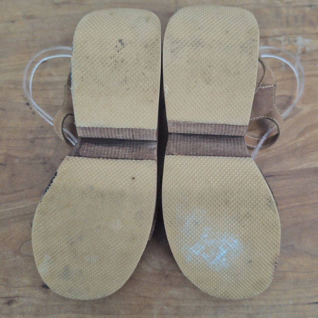 Vintage Vintage Candie's Wooden Platform Strappy Sandal Heels 8.5M Size US 8.5 / IT 38.5 - 5 Thumbnail