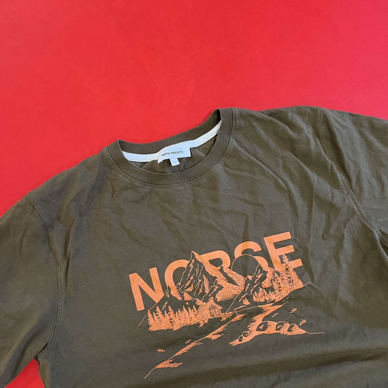 Norse Projects Norse Projects Tshirt Sz L Size US L / EU 52-54 / 3 - 3 Thumbnail