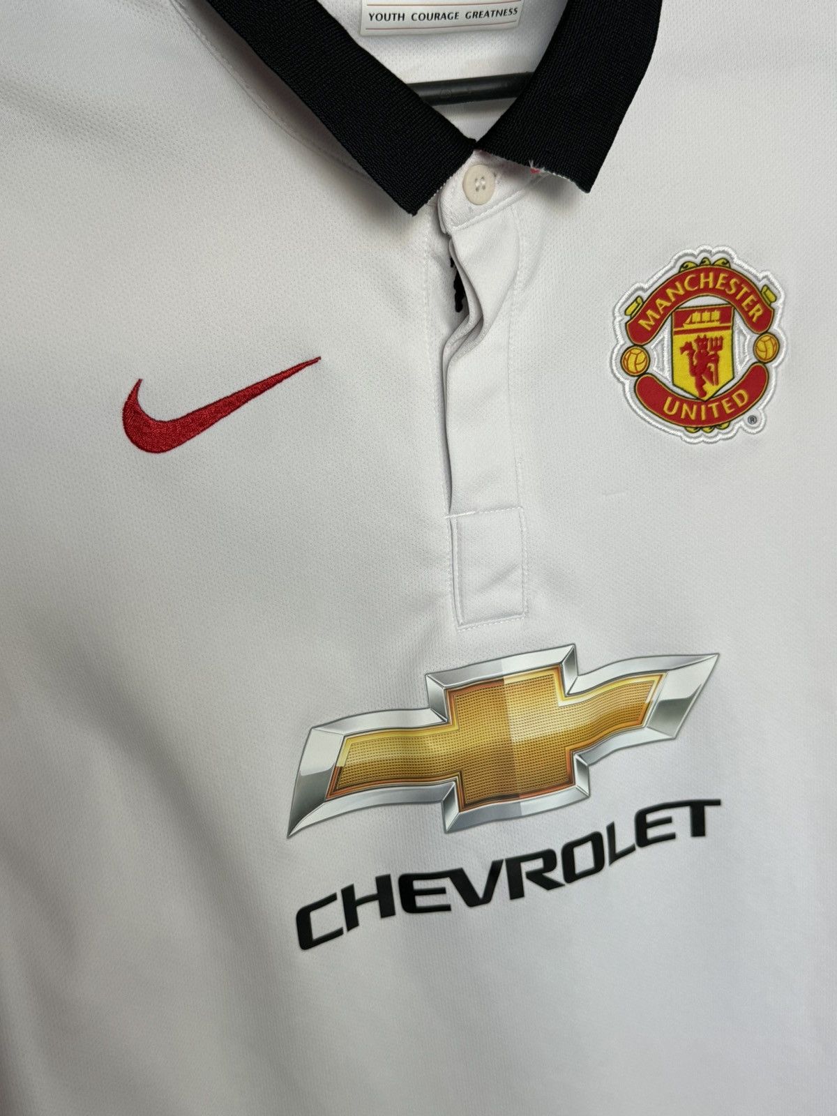 Nike KIDS Manchester United 14/15 Away Football Jersey T-Shirt Size US XS / EU 42 / 0 - 3 Thumbnail