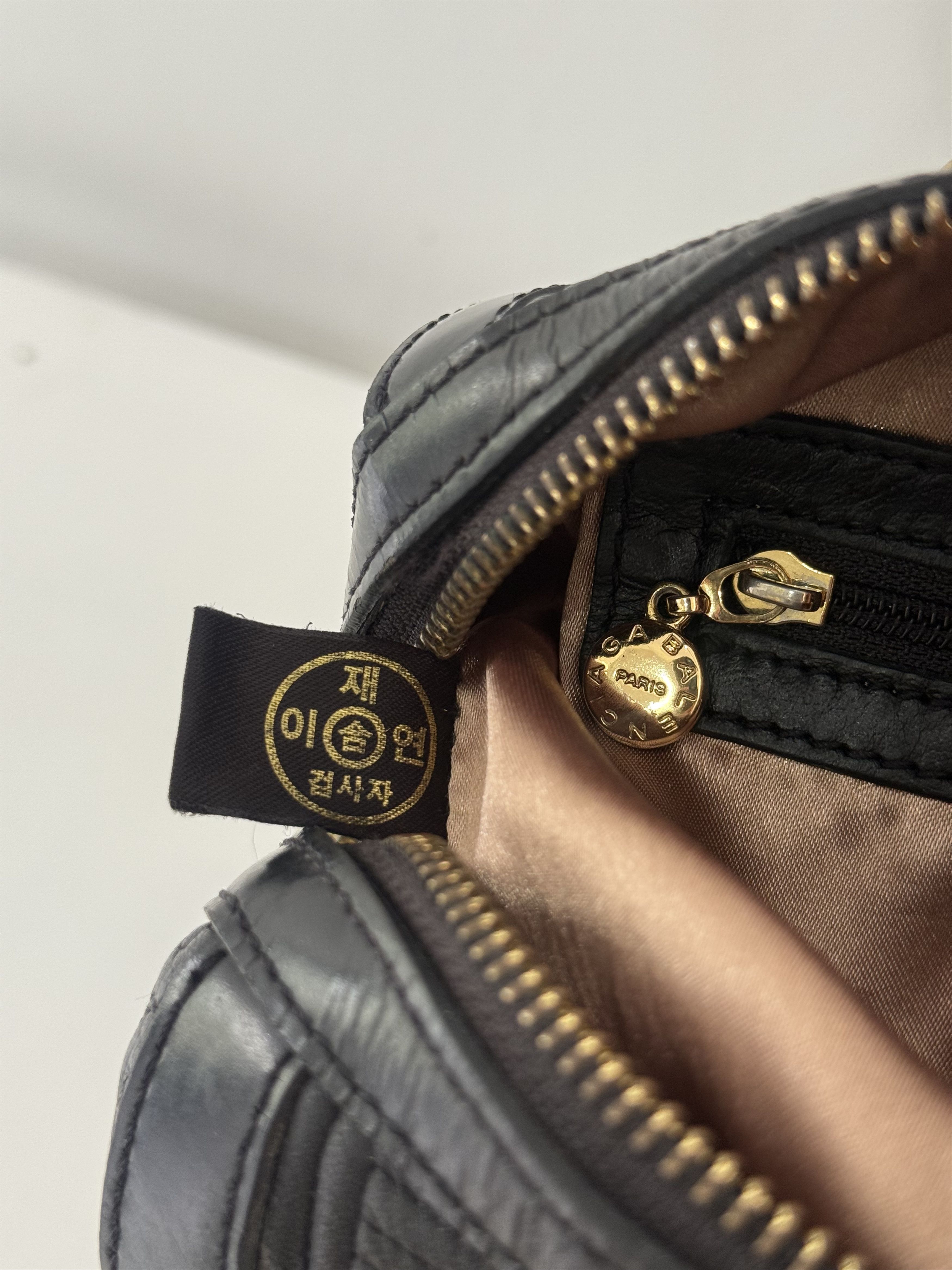 Balenciaga Balenciaga - Vintage Mini Leather Quilted Boston Bag Size ONE SIZE - 19 Thumbnail