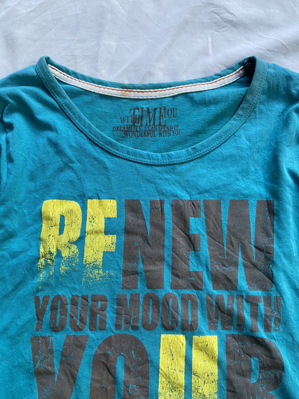 Japanese Brand RENEW YOUR MOOD LONG SLEEVE Size US S / EU 44-46 / 1 - 5 Thumbnail